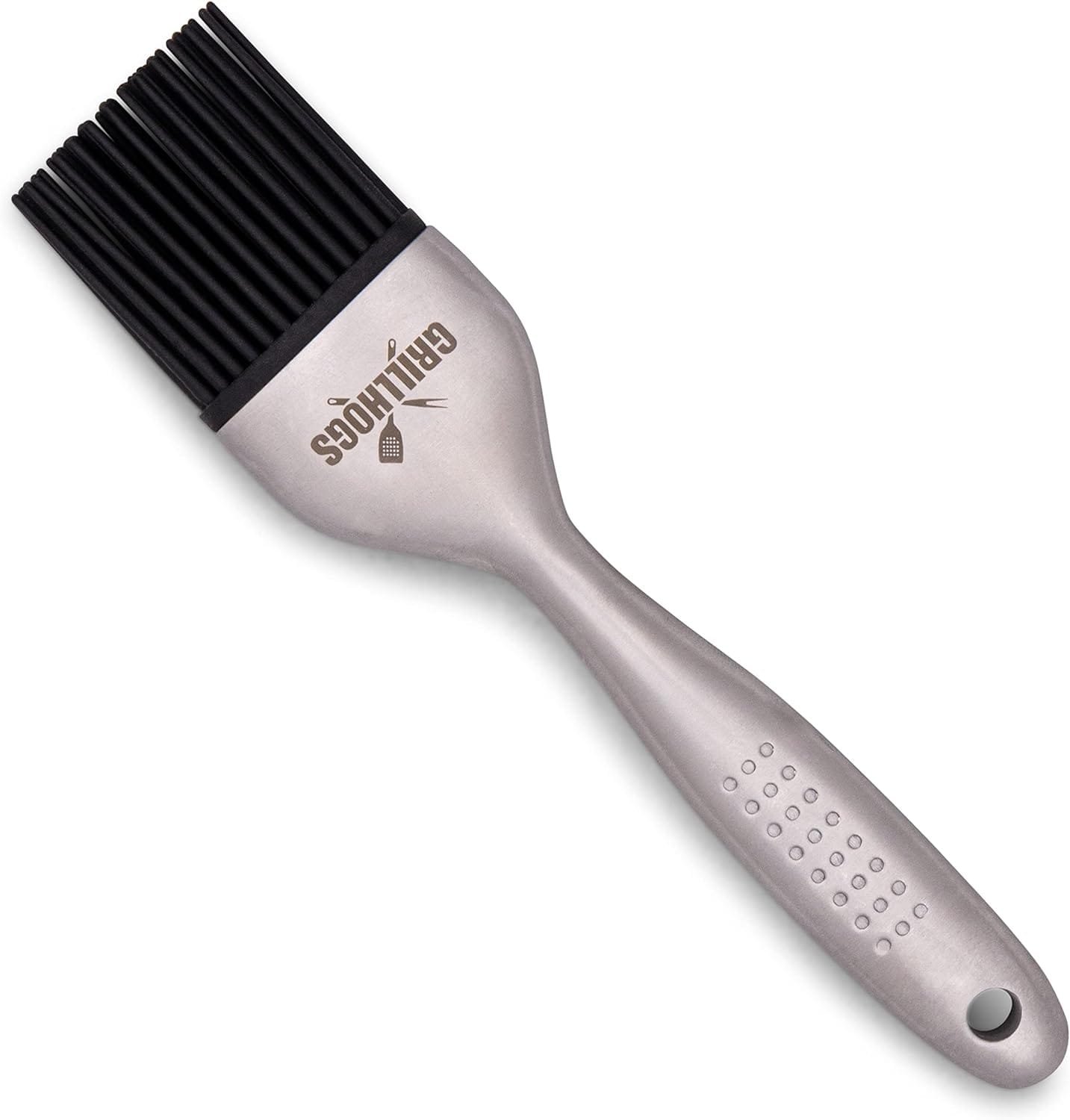 GRILLHOGS Silicone Sauce Basting Brush, Premium Stainless Steel Handles, Pastry  Barbecue Grilling, Dishwasher Safe  Heat Resistant, Set of 2