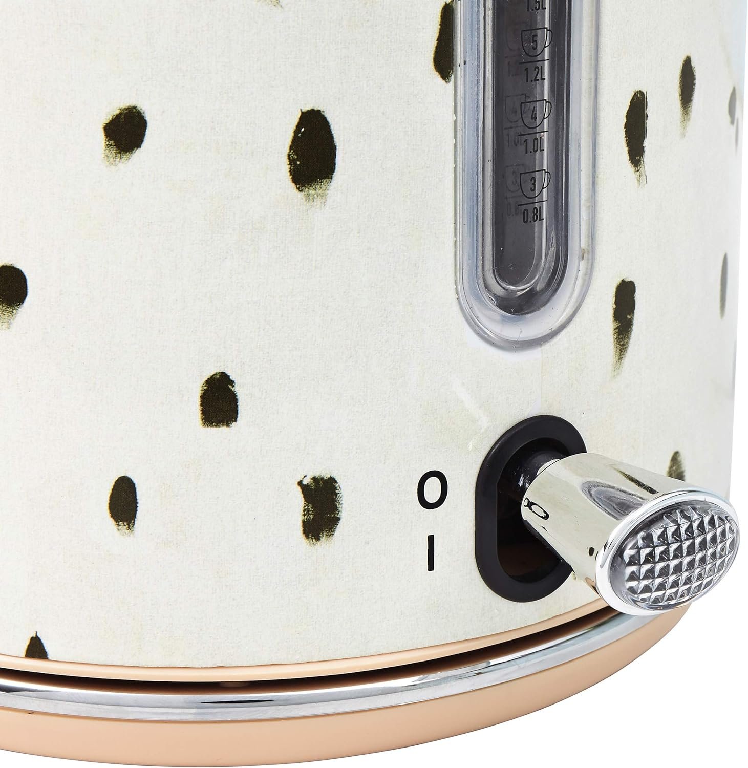 Haden 75043 Heritage 1.7 Liter (7 Cup) Stainless Steel Electric Kettle with Auto Shut-Off and Boil Dry Protection, English Rose