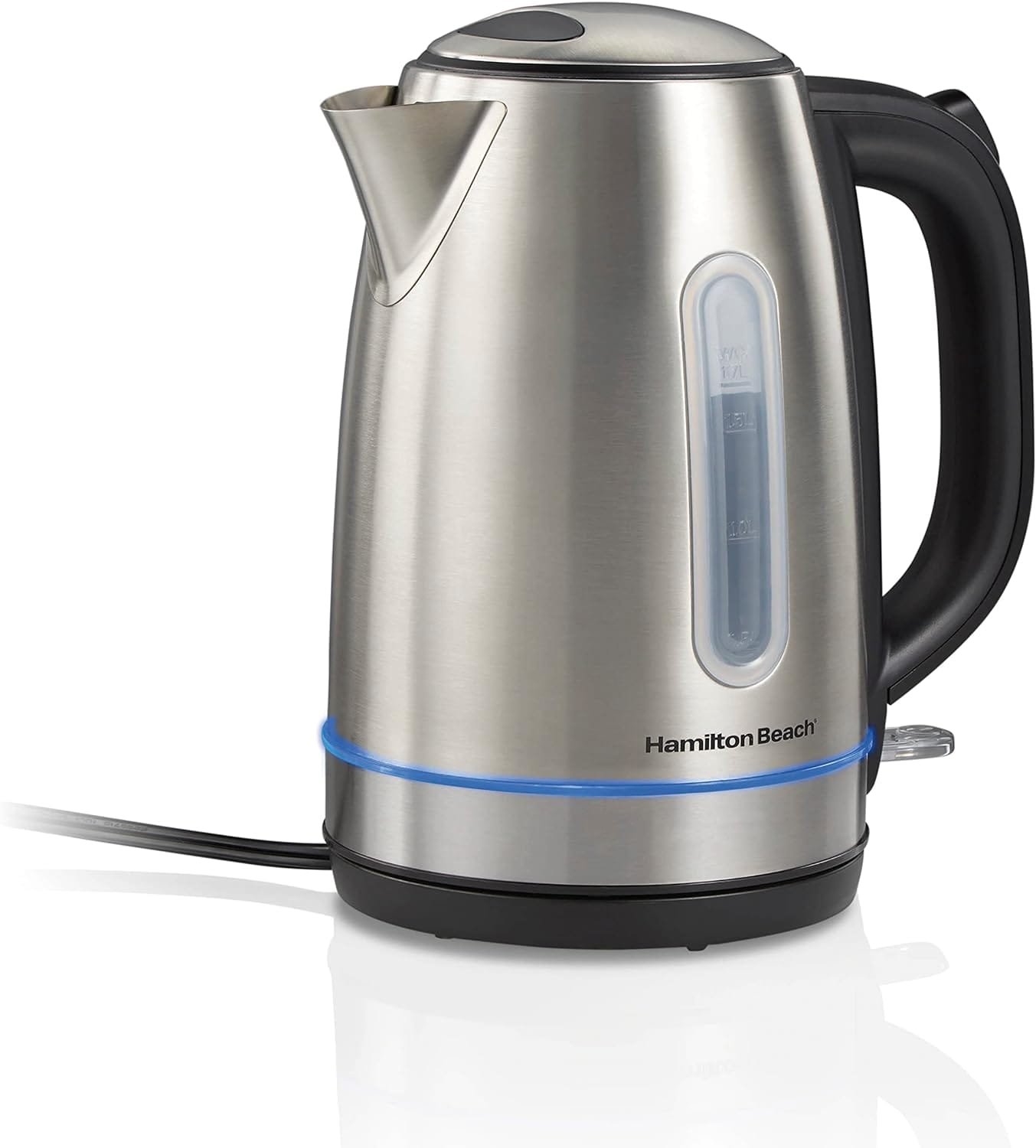 hamilton-beach-17l-1500w-cordless-electric-kettle-with-auto-shutoff-and-boil-dry-protection - Cooking Appliance World