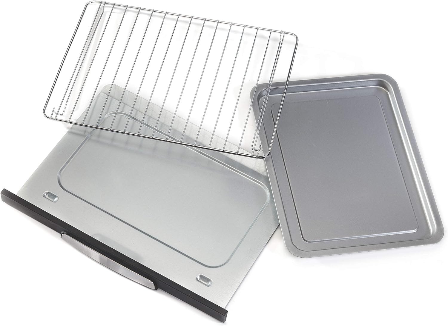 Hamilton Beach 2-in-1 Countertop Toaster Oven and Long Slot 2 Slice Toaster, 60 Minute Timer and Automatic Shut Off, Shade Selector, Stainless Steel (31156)