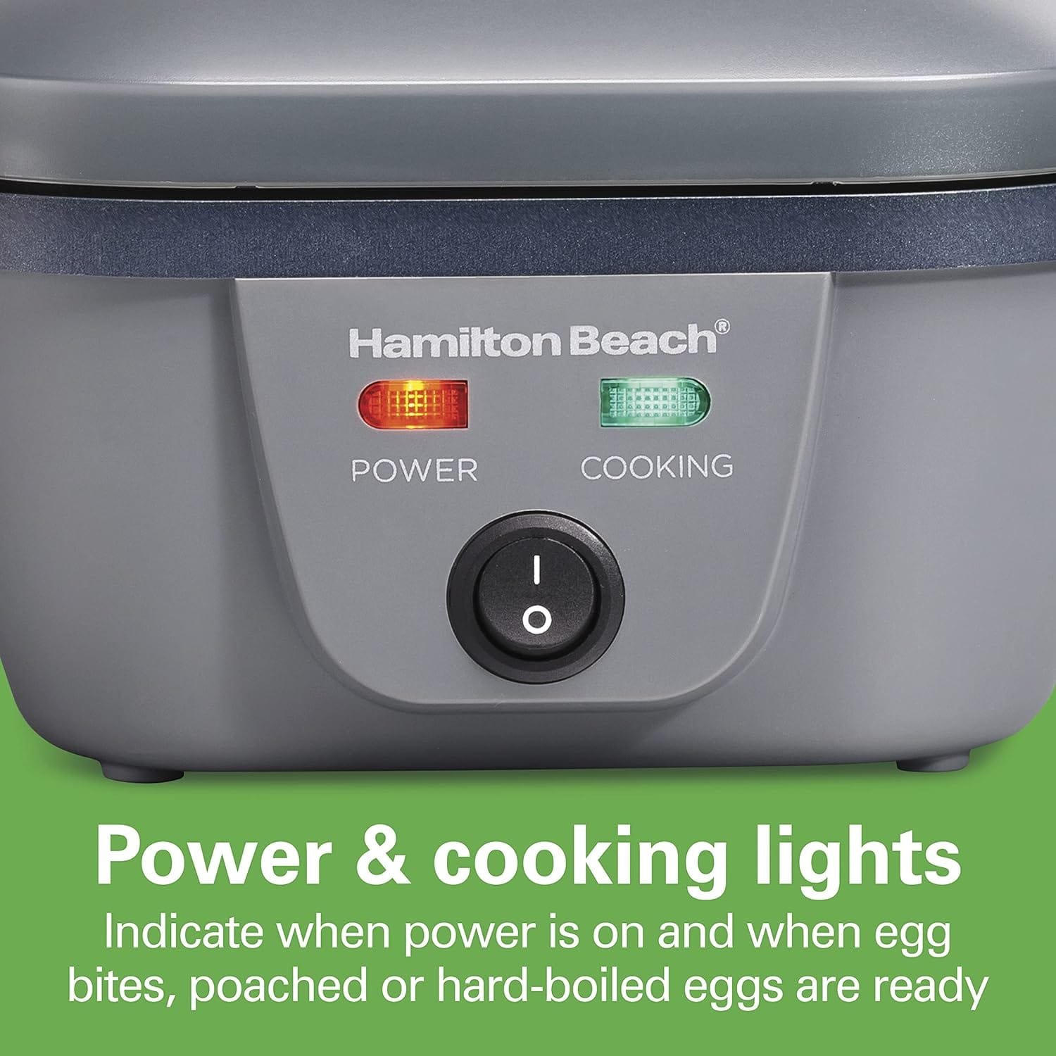Hamilton Beach 6-in-1 Electric Egg Cooker for Hard Boiled Eggs, Sous Vide Style Egg Bite Maker and Poacher, 5.25” Non-Stick Skillet for Omelets, Scrambling  Frying, Grey (25510) Hamilton Beach 6-in-1 Electric Egg Cooker for Hard Boiled Eggs, Sous Vide Style Egg Bite Maker and Poacher, 5.25” Non-Stick Skillet for Omelets, Scrambling  Frying, Grey (25510)