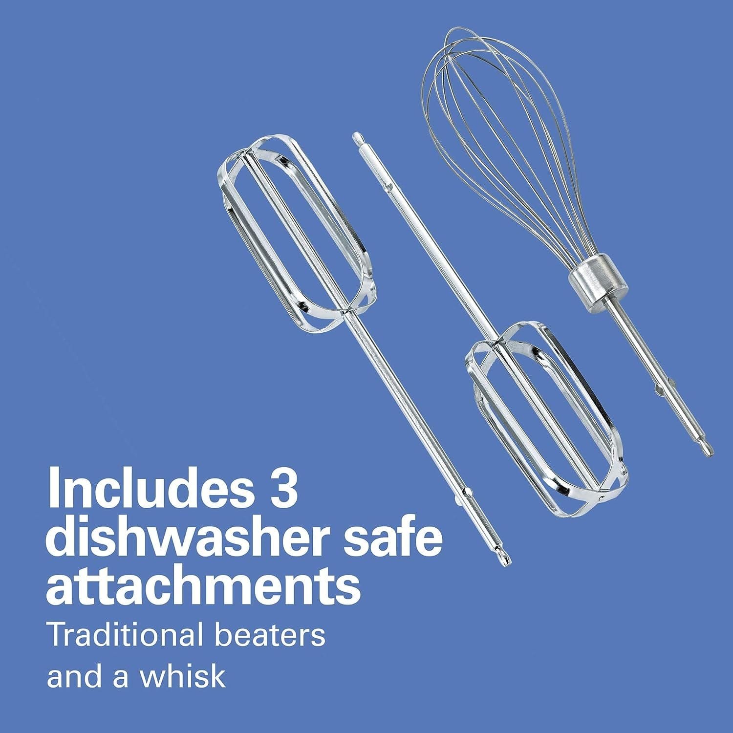 Hamilton Beach 6-Speed Electric Hand Mixer with Snap-On Case, Beaters, Whisk, Black (62692) Hamilton Beach 6-Speed Electric Hand Mixer with Snap-On Case, Beaters, Whisk, Black (62692)