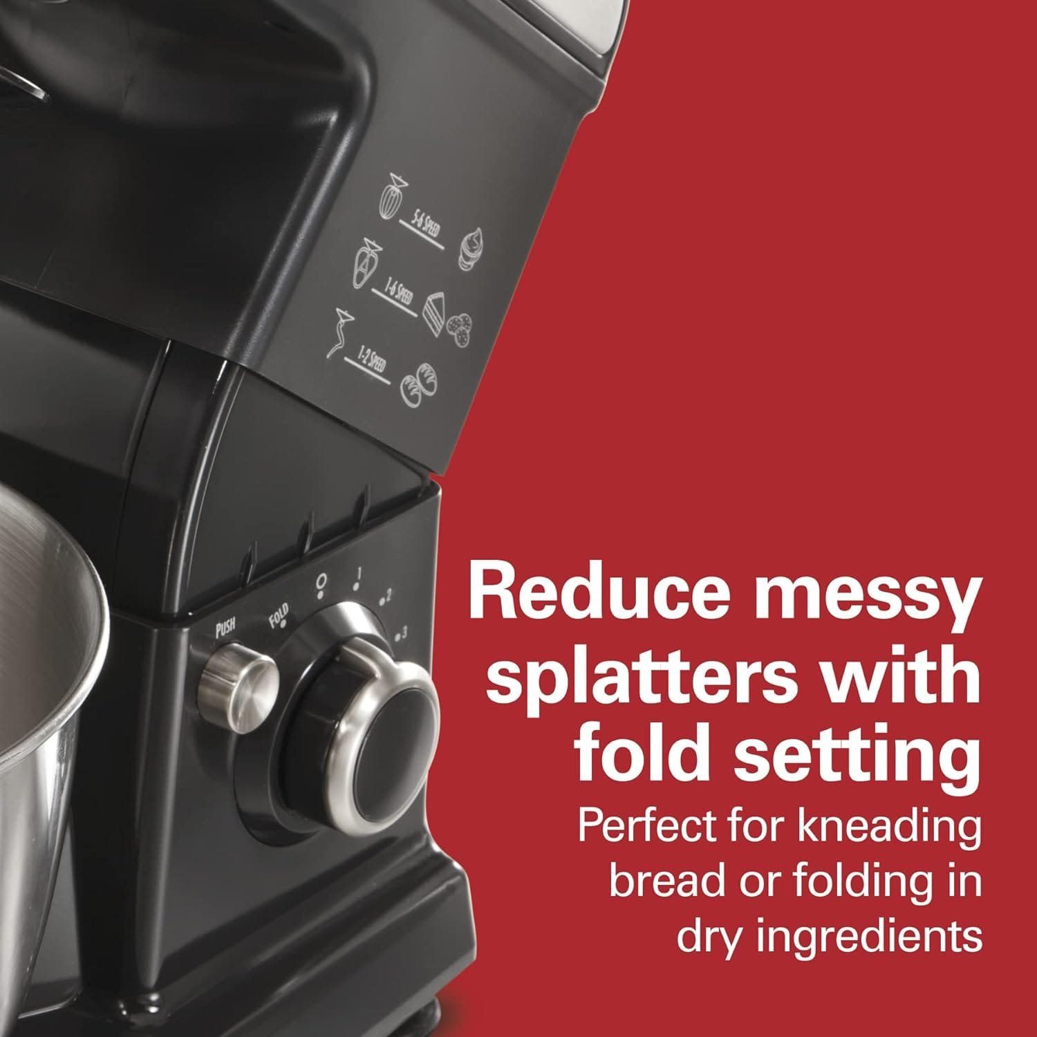 Hamilton Beach 6 Speed Electric Stand Mixer with Stainless Steel 3.5 Quart Bowl, Planetary Mixing, Tilt-Up Head, 300W Motor, Black (63325) Hamilton Beach 6 Speed Electric Stand Mixer with Stainless Steel 3.5 Quart Bowl, Planetary Mixing, Tilt-Up Head, 300W Motor, Black (63325)