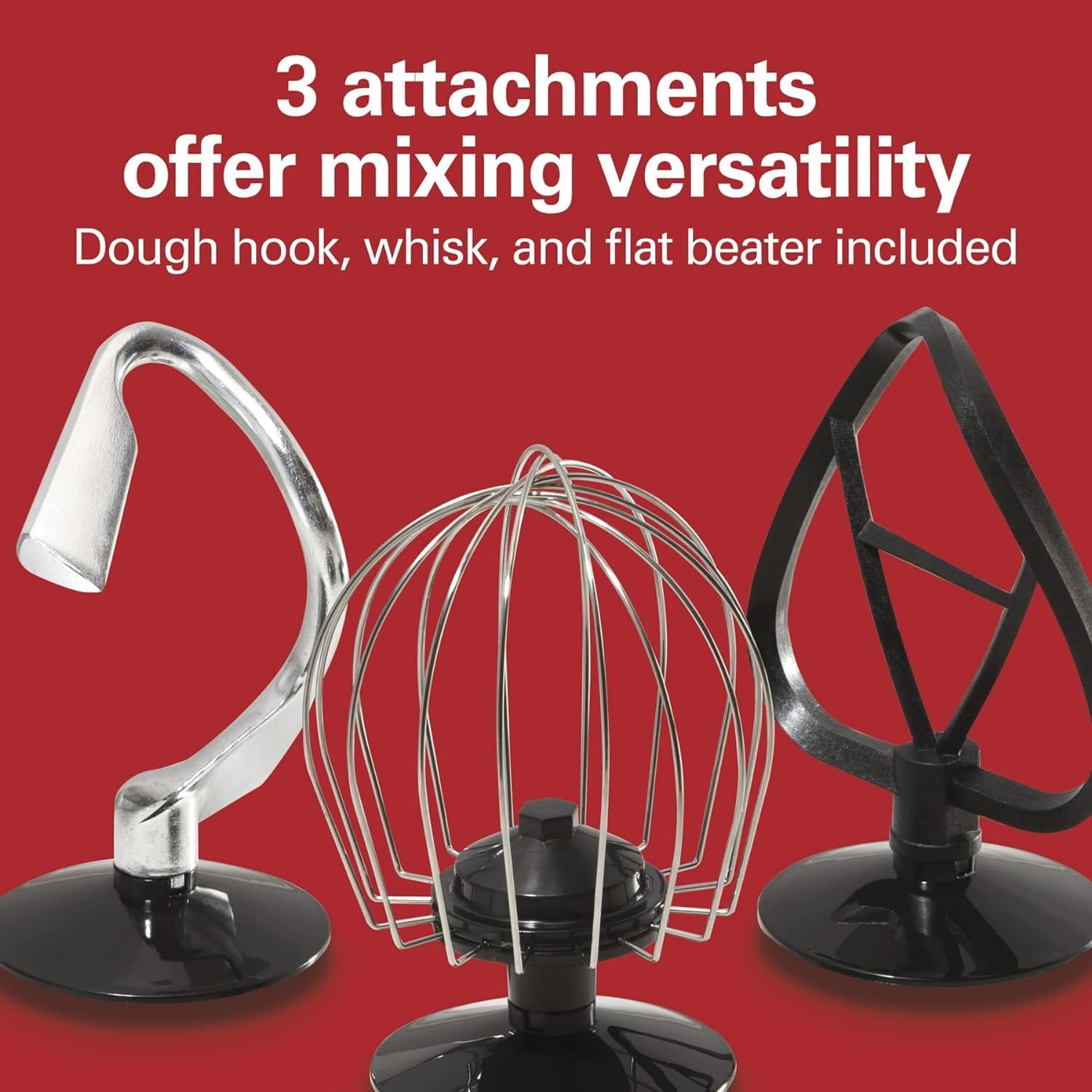 Hamilton Beach 6 Speed Electric Stand Mixer with Stainless Steel 3.5 Quart Bowl, Planetary Mixing, Tilt-Up Head, 300W Motor, Black (63325) Hamilton Beach 6 Speed Electric Stand Mixer with Stainless Steel 3.5 Quart Bowl, Planetary Mixing, Tilt-Up Head, 300W Motor, Black (63325)