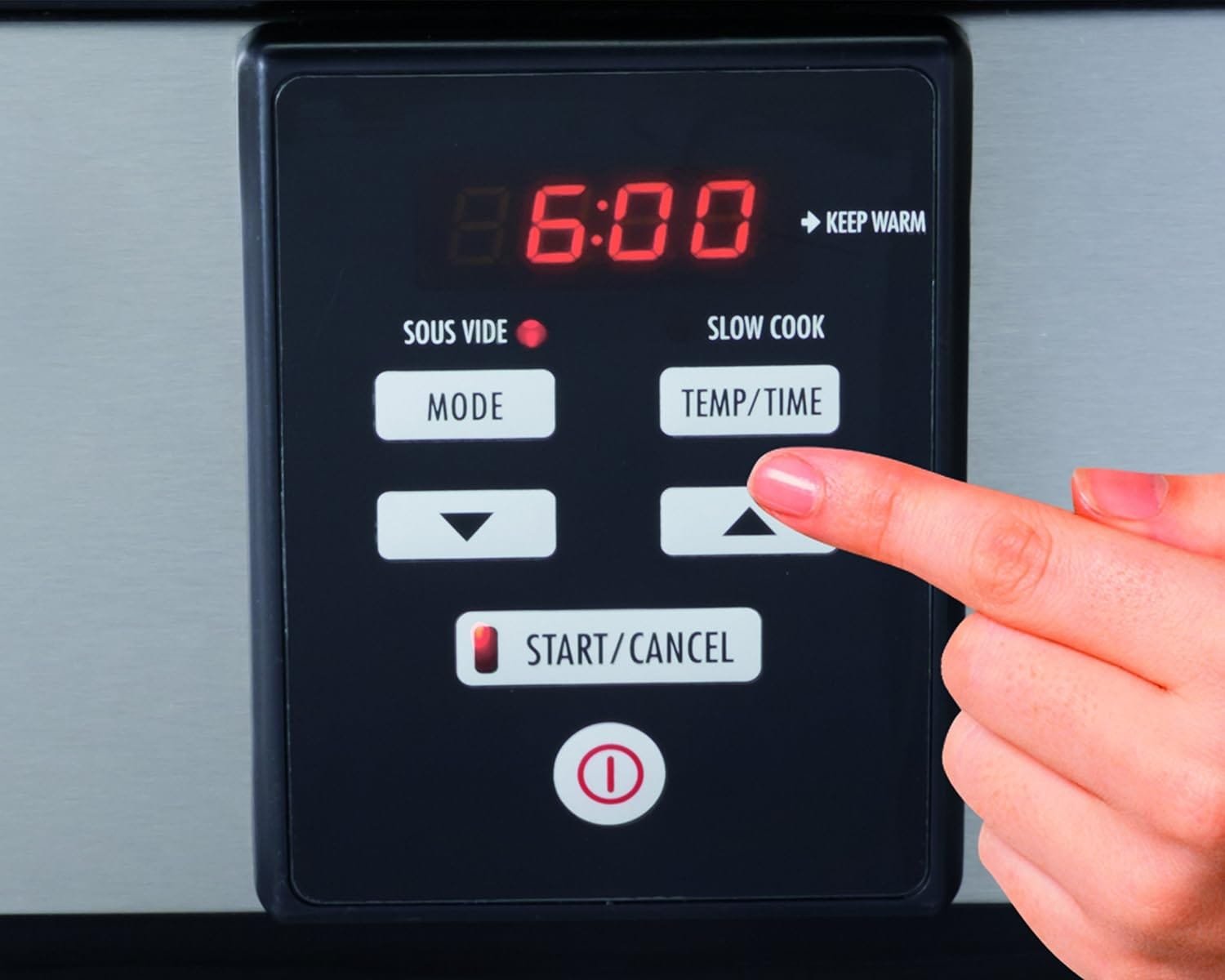 Hamilton Beach Professional Sous Vide Water Oven Slow Cooker, 6 Quart Programmable, Stainless Steel (33970) Hamilton Beach Professional Sous Vide Water Oven Slow Cooker, 6 Quart Programmable, Stainless Steel (33970)