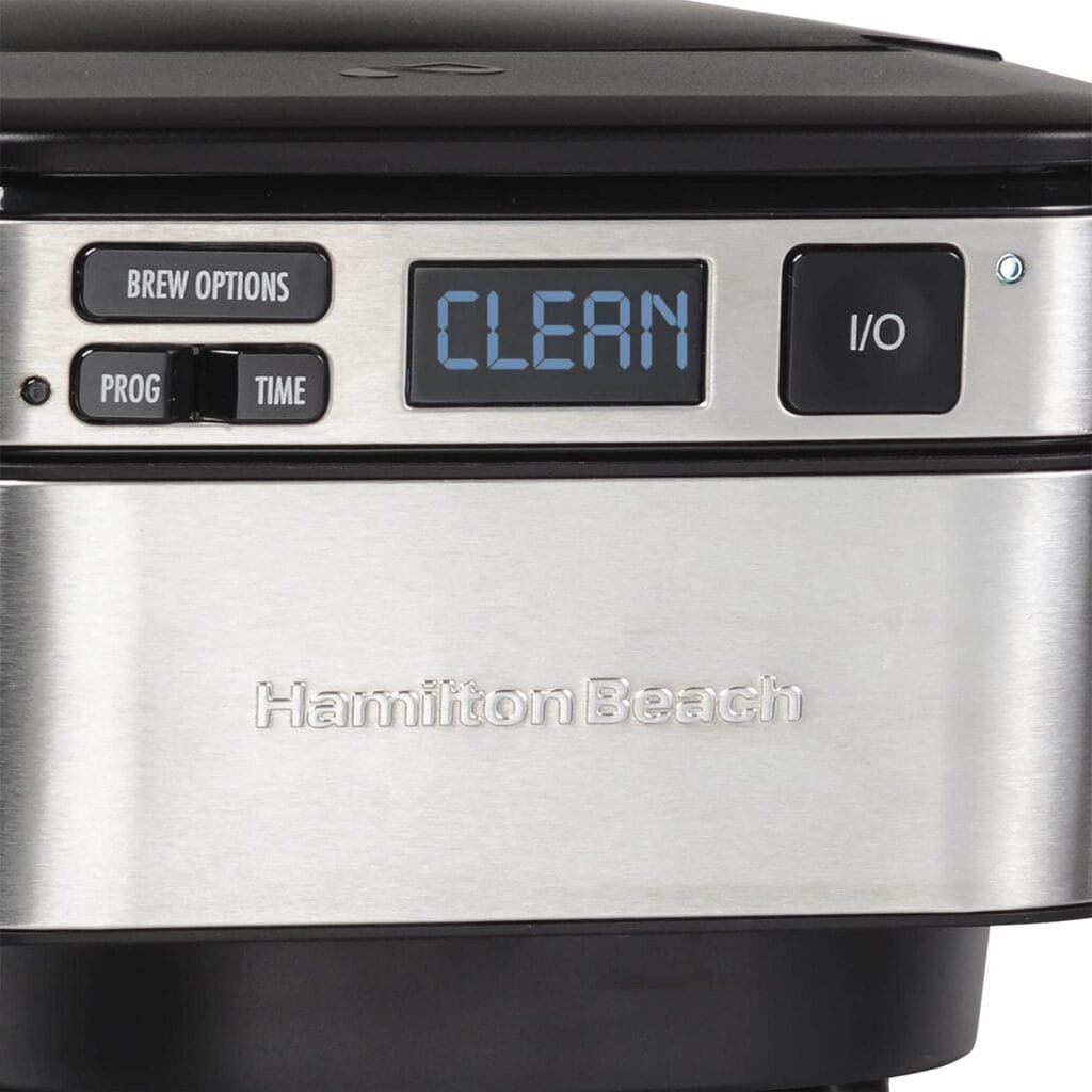 Hamilton Beach Programmable Coffee Maker, 12 Cups, Front Access Easy Fill, Pause Serve, 3 Brewing Options, Black (46310) Hamilton Beach Programmable Coffee Maker, 12 Cups, Front Access Easy Fill, Pause Serve, 3 Brewing Options, Black (46310)