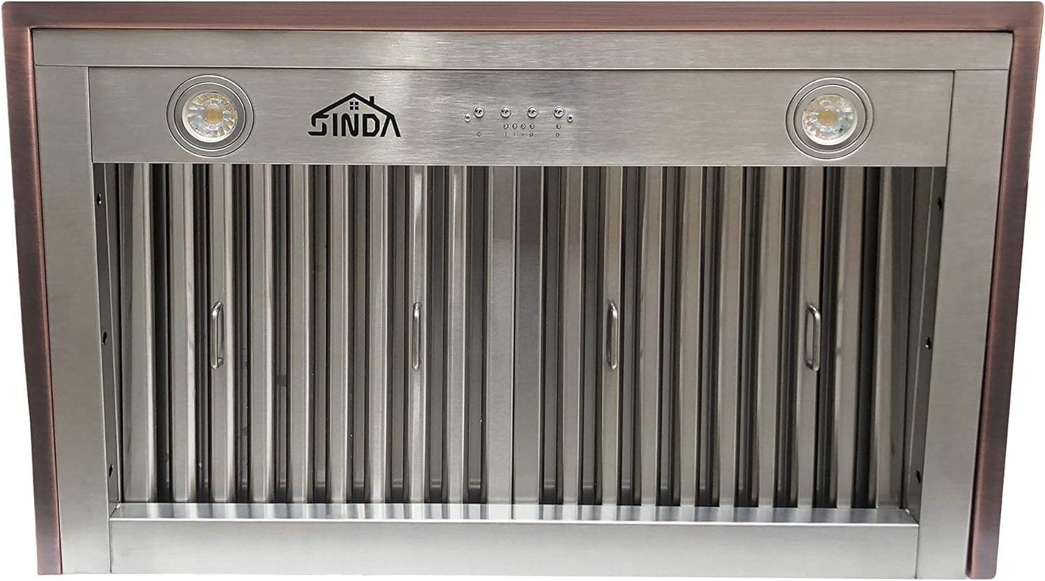 Handcrafted Custom Copper Range Hood with Commercial Grade Hood SUS304 Vent with Liner and Fan Motor, Baffle Filter, High CFM, with Beehive-Natural CopperH2PA-LBNI4848 Handcrafted Custom Copper Range Hood with Commercial Grade Hood SUS304 Vent with Liner and Fan Motor, Baffle Filter, High CFM, with Beehive-Natural CopperH2PA-LBNI4848