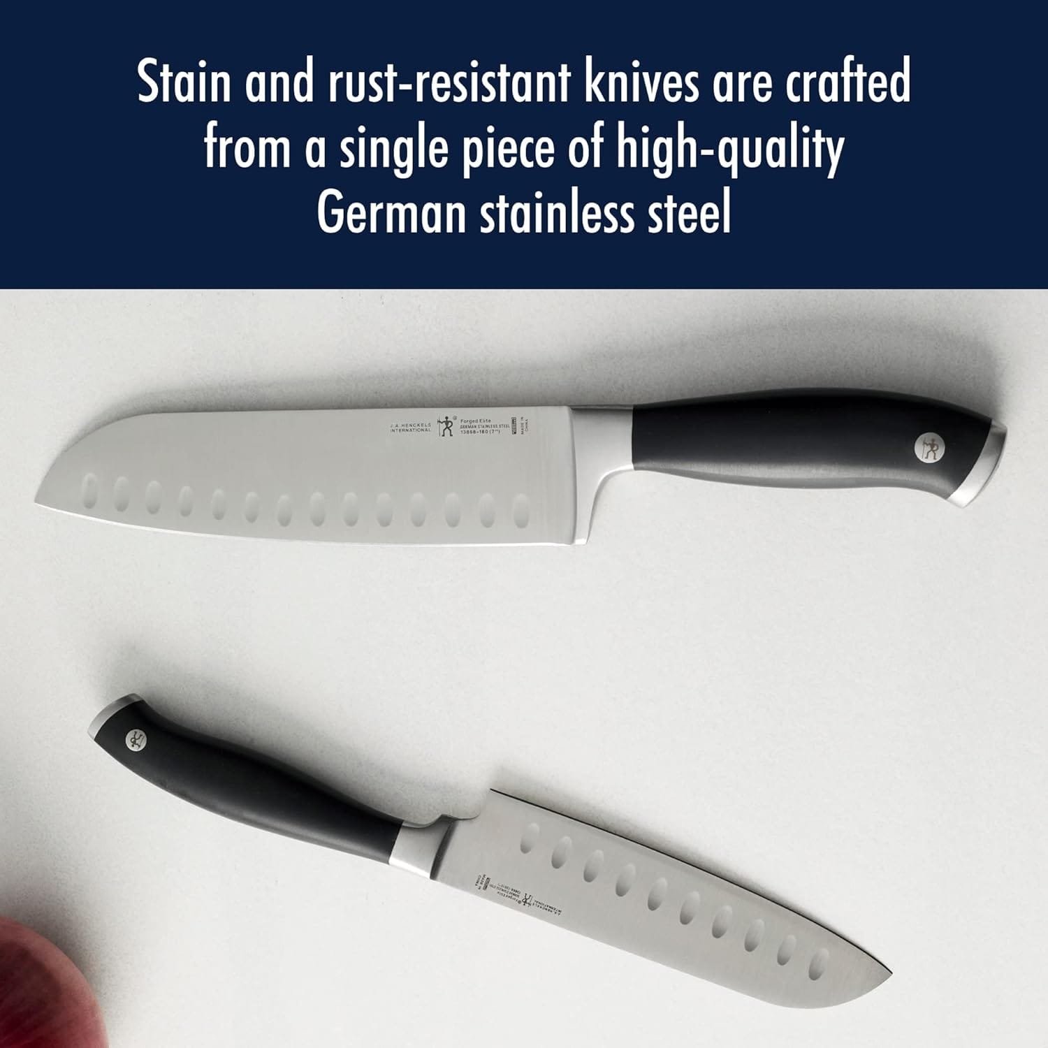 henckels-forged-elite-razor-sharp-2-piece-santoku-knife-set-german-engineered-informed-by-100-years-of-mastery - Cooking Appliance World