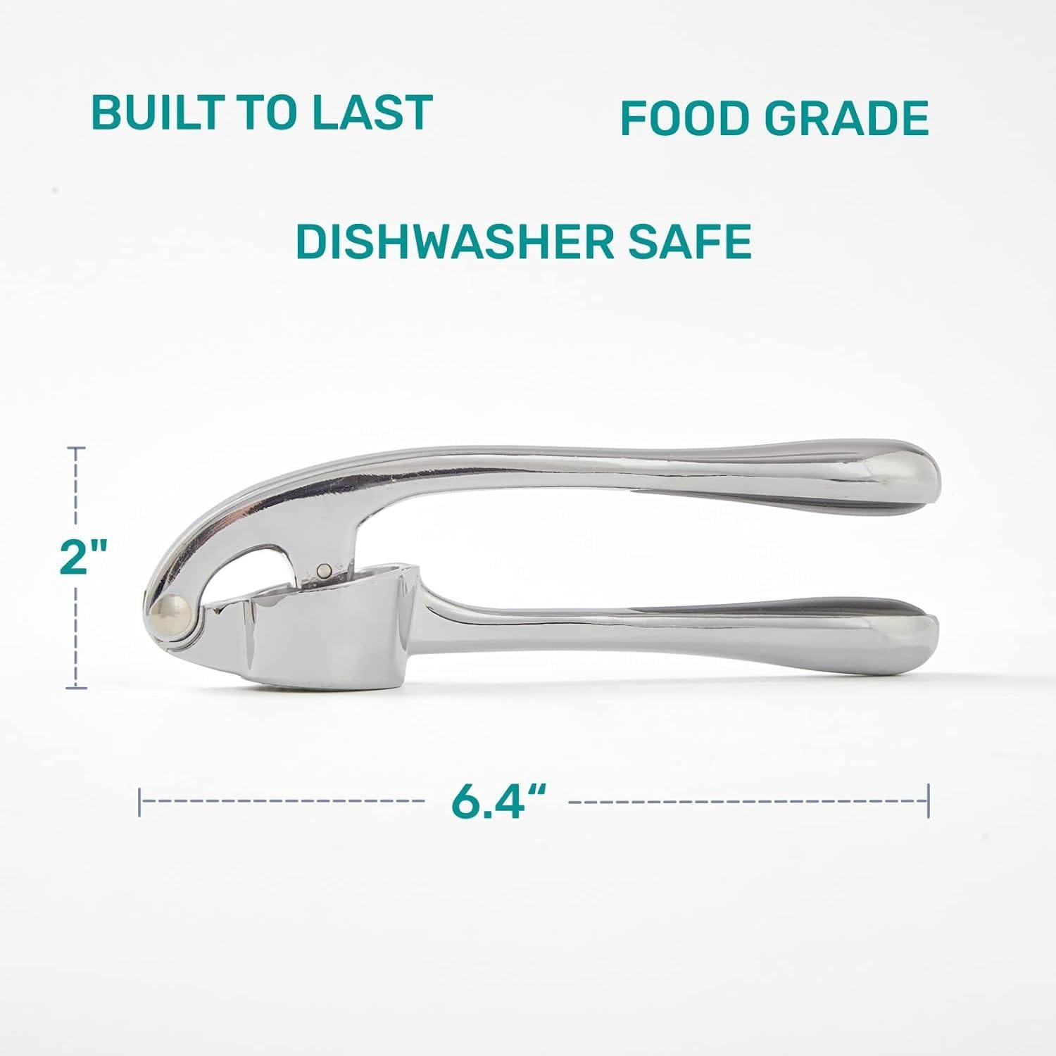 HiramWare Garlic Press, Premium Rust Proof Kitchen Garlic Mincer Crusher Squeezer with Ergonomic handle, Ginger Crusher with Good Grip, Easy to Clean, Dishwasher Safe HiramWare Garlic Press, Premium Rust Proof Kitchen Garlic Mincer Crusher Squeezer with Ergonomic handle, Ginger Crusher with Good Grip, Easy to Clean, Dishwasher Safe