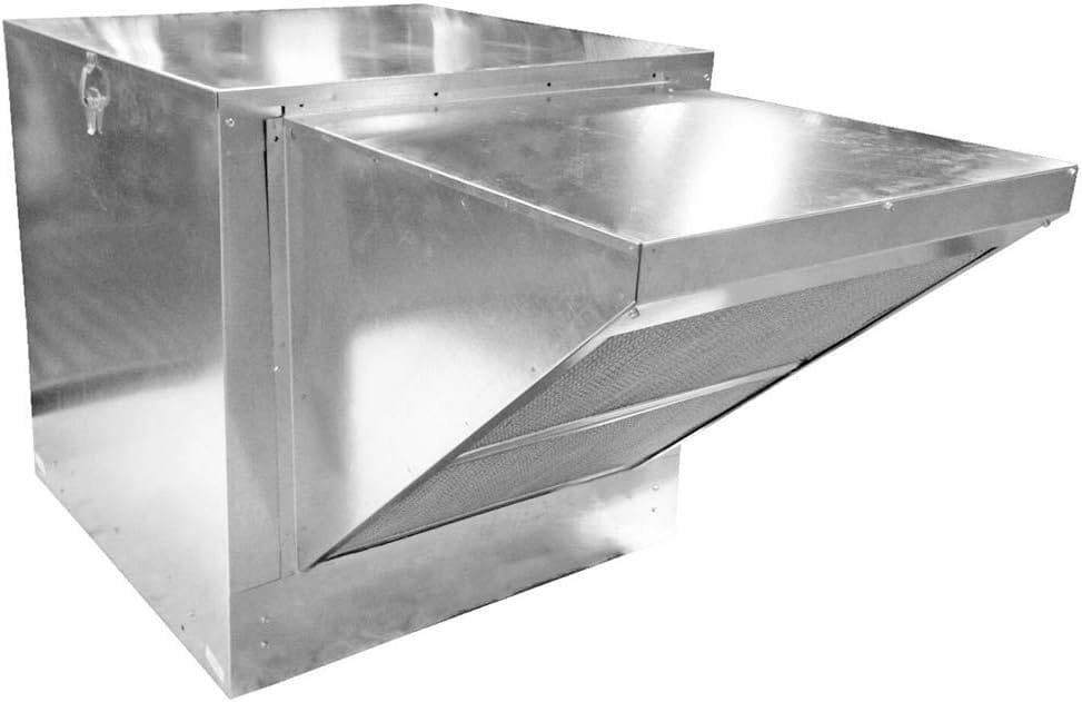 HOODMART 10 Restaurant Hood System with Makeup Air | Includes Exhaust Fan, Supply Fan, Equipment Accessories | Heavy Duty Stainless Steel Commercial Kitchen Equipment HOODMART 10 Restaurant Hood System with Makeup Air | Includes Exhaust Fan, Supply Fan, Equipment Accessories | Heavy Duty Stainless Steel Commercial Kitchen Equipment