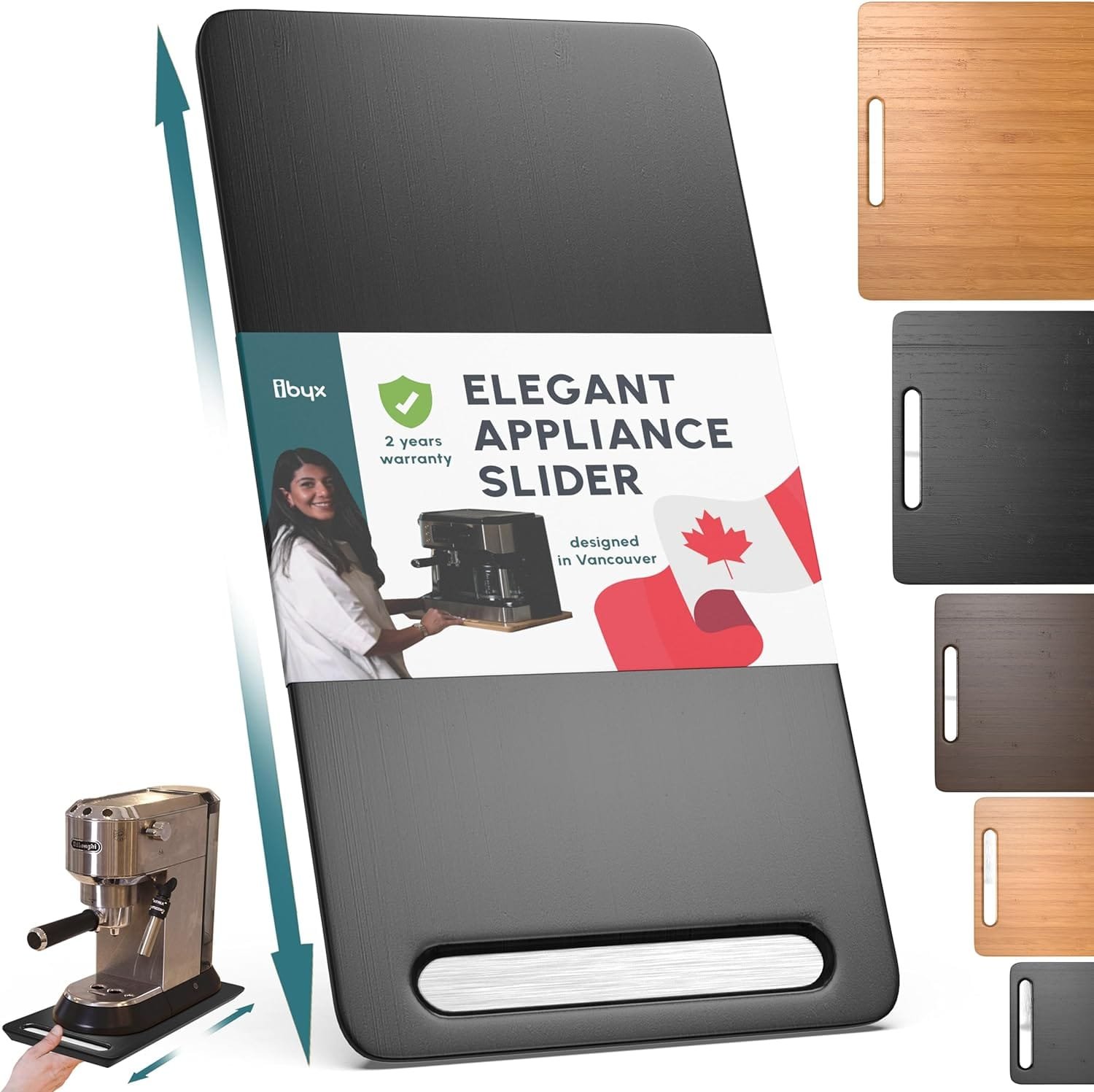 Ibyx Bamboo Sliding Tray for 4.5 Qt Kitchenaid Stand Mixer - Effortless Kitchen Aid Mixer Slider Mat for Countertop - Strong, Sturdy Non-Slip Appliance Slider Board (Natural) Ibyx Bamboo Sliding Tray for 4.5 Qt Kitchenaid Stand Mixer - Effortless Kitchen Aid Mixer Slider Mat for Countertop - Strong, Sturdy Non-Slip Appliance Slider Board (Natural)