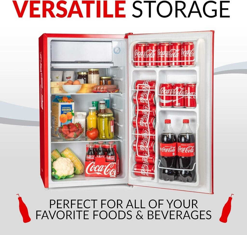 Igloo IRF32BK6A 3.2 Cu.Ft. Single Door Compact Refrigerator with Freezer, Slide Out Glass Shelf, Perfect for Homes, Offices, Dorms Igloo IRF32BK6A 3.2 Cu.Ft. Single Door Compact Refrigerator with Freezer, Slide Out Glass Shelf, Perfect for Homes, Offices, Dorms