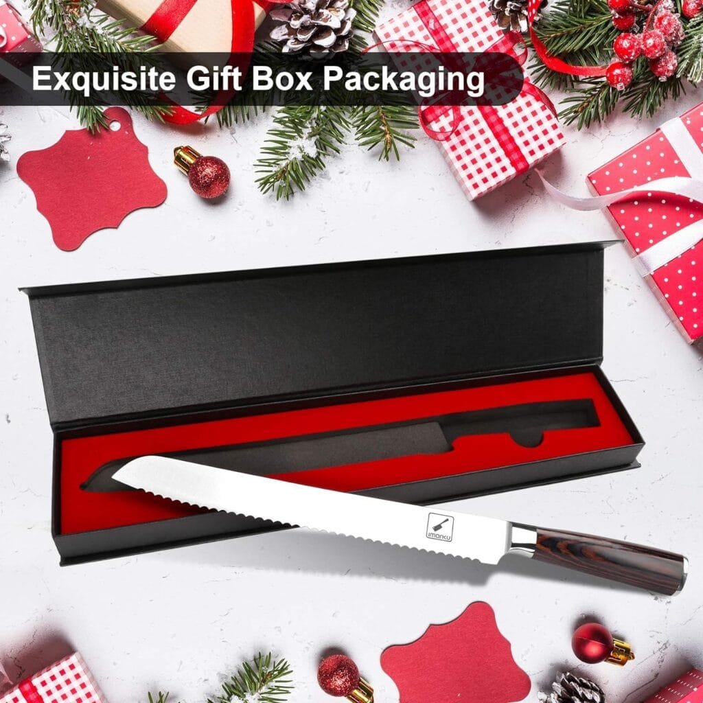 imarku Japanese Chef Knife - Sharp Kitchen Knife 8 Inch Chefs Knives HC Steel Paring Knife, Unique Gifts for Men and Women, Gifts for Mom or Dad, Kitchen Gadgets with Premium Gift Box