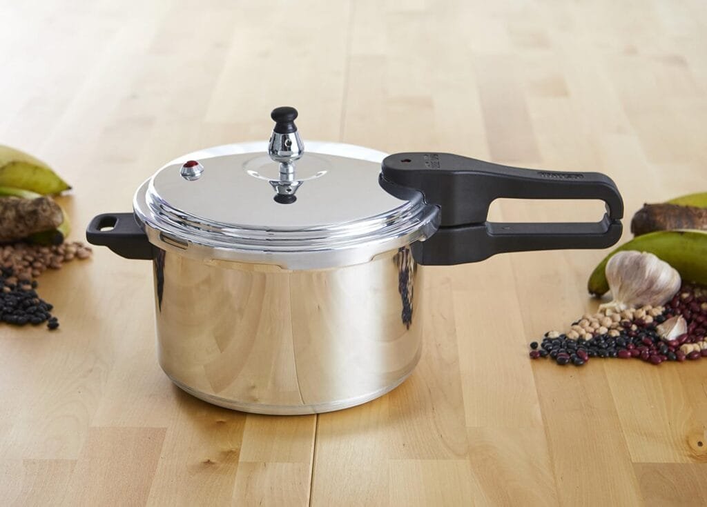 IMUSA 7 Quart Stovetop Aluminum Pressure Cooker with Safety Valve IMUSA 7 Quart Stovetop Aluminum Pressure Cooker with Safety Valve