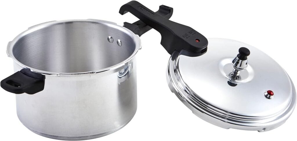 IMUSA 7 Quart Stovetop Aluminum Pressure Cooker with Safety Valve IMUSA 7 Quart Stovetop Aluminum Pressure Cooker with Safety Valve