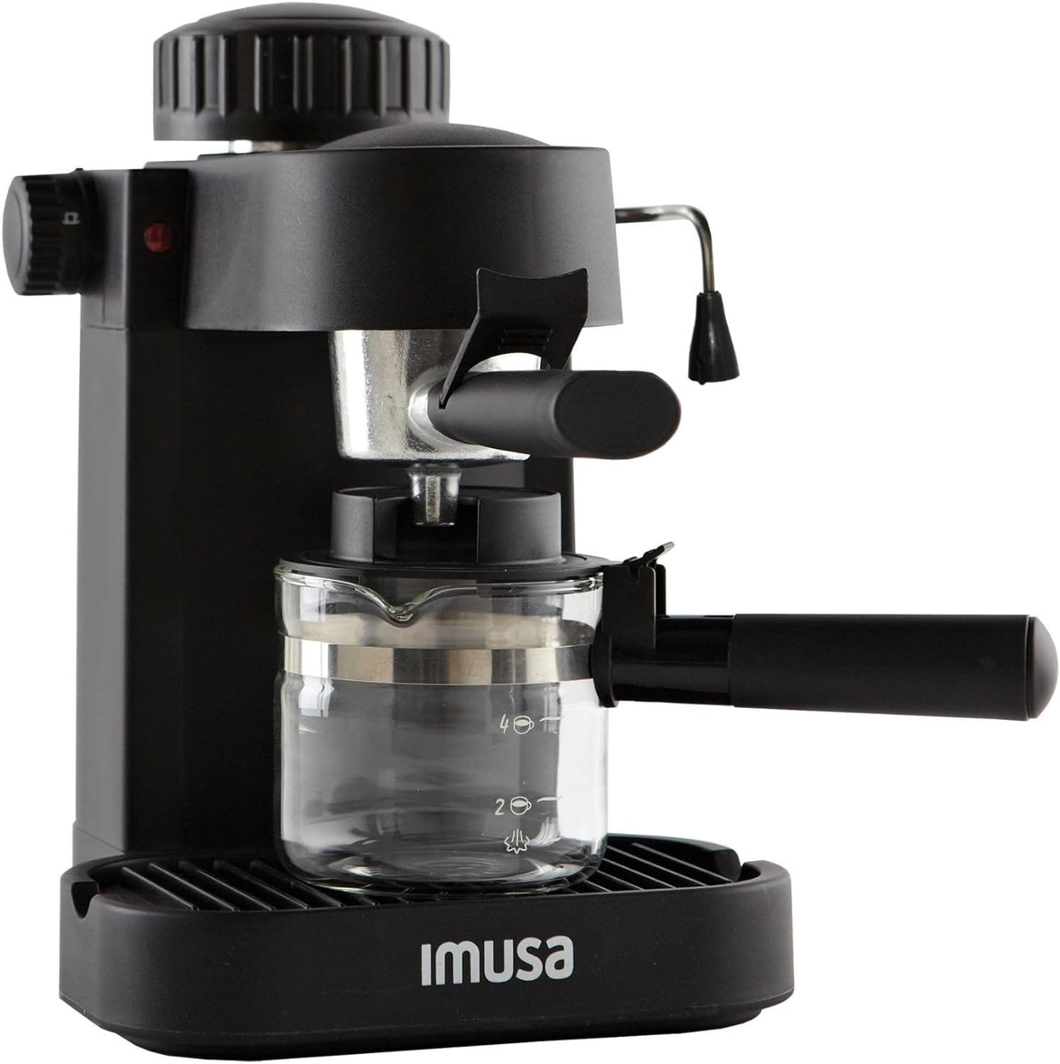 IMUSA USA GAU-18202 4 Cup Espresso/Cappuccino Maker,Black IMUSA USA GAU-18202 4 Cup Espresso/Cappuccino Maker,Black