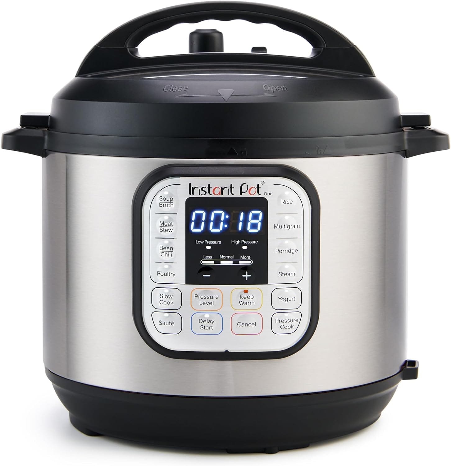 Instant Pot Duo 7-in-1 Electric Pressure Cooker, Slow Cooker, Rice Cooker, Steamer, Sauté, Yogurt Maker, Warmer Sterilizer, Includes App With Over 800 Recipes, Stainless Steel, 8 Quart Instant Pot Duo 7-in-1 Electric Pressure Cooker, Slow Cooker, Rice Cooker, Steamer, Sauté, Yogurt Maker, Warmer Sterilizer, Includes App With Over 800 Recipes, Stainless Steel, 8 Quart