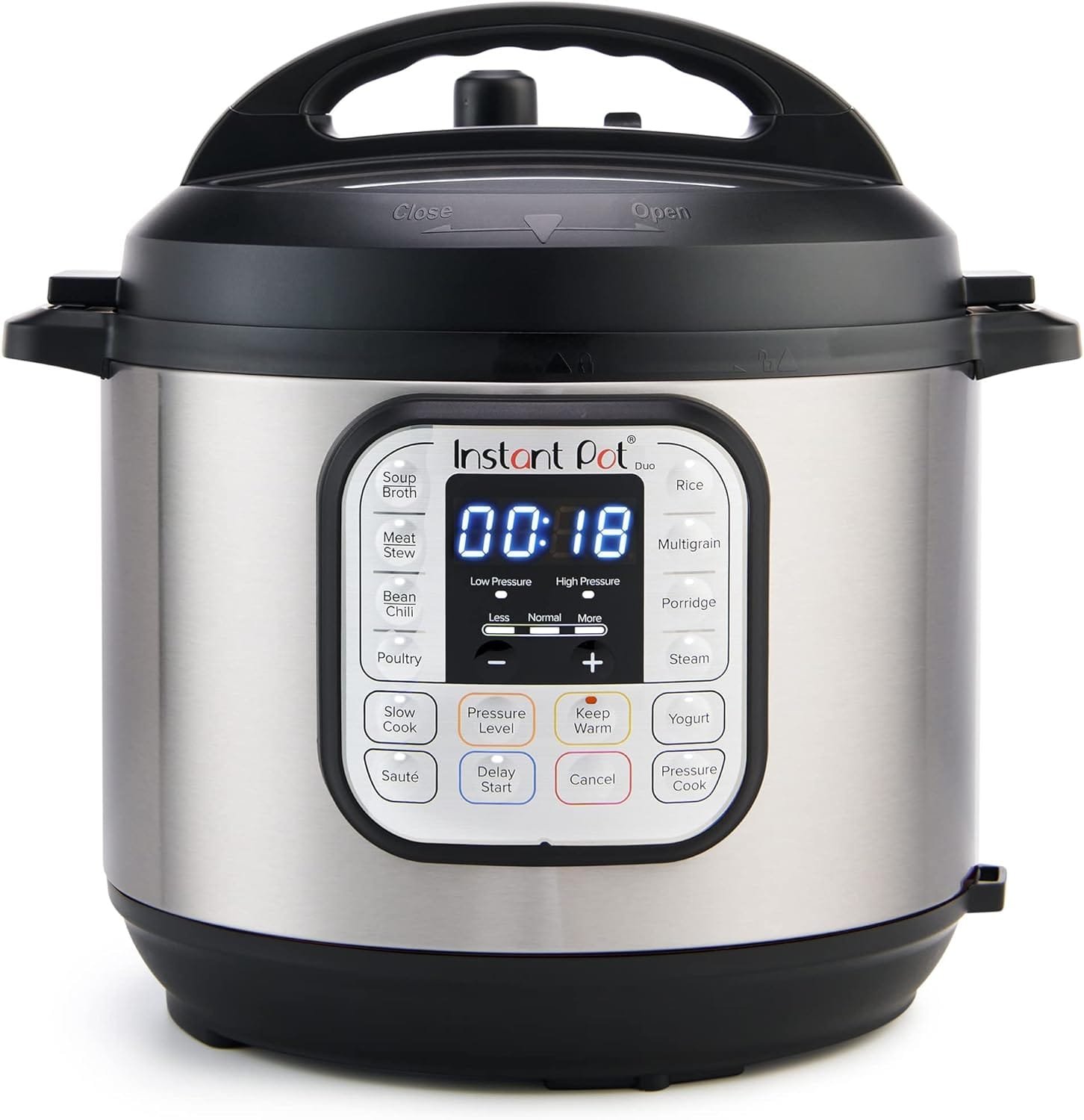 Instant Pot Duo 7-in-1 Electric Pressure Cooker, Slow Cooker, Rice Cooker, Steamer, Sauté, Yogurt Maker, Warmer Sterilizer, Includes App With Over 800 Recipes, Stainless Steel, 8 Quart Instant Pot Duo 7-in-1 Electric Pressure Cooker, Slow Cooker, Rice Cooker, Steamer, Sauté, Yogurt Maker, Warmer Sterilizer, Includes App With Over 800 Recipes, Stainless Steel, 8 Quart