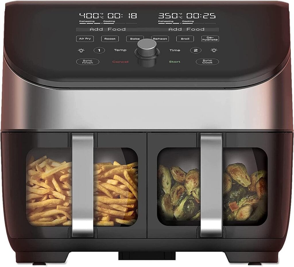 Instant Vortex Pro 10QT ClearCook Air Fryer, Clear Windows, Custom Programming, 9-in-1 Functions, Crisp, Broil, Toast, Roast, Dehydrate, Bake, Proof, Rotesserie, from the Makers of Instant Pot