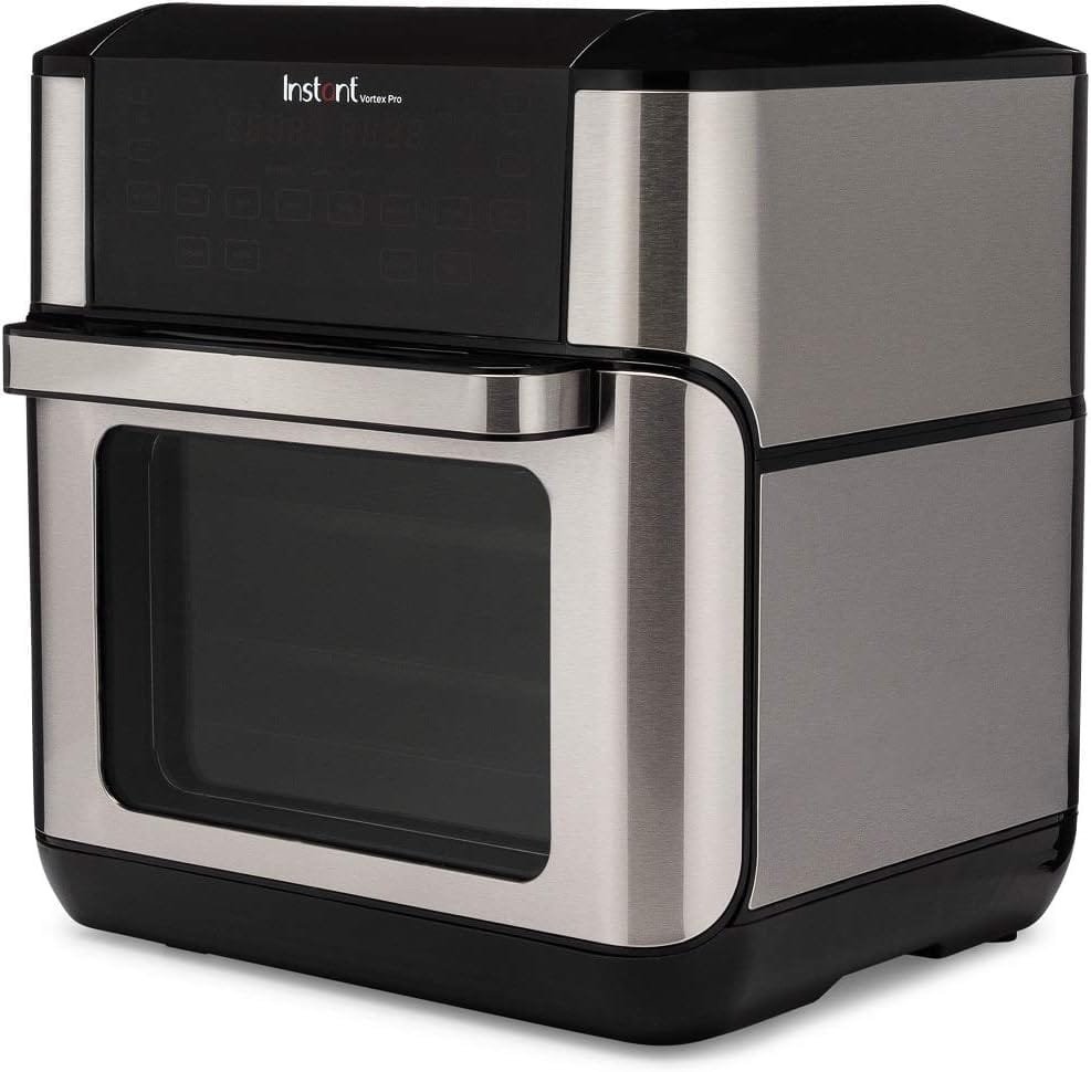 Instant Vortex Pro 10QT ClearCook Air Fryer, Clear Windows, Custom Programming, 9-in-1 Functions, Crisp, Broil, Toast, Roast, Dehydrate, Bake, Proof, Rotesserie, from the Makers of Instant Pot