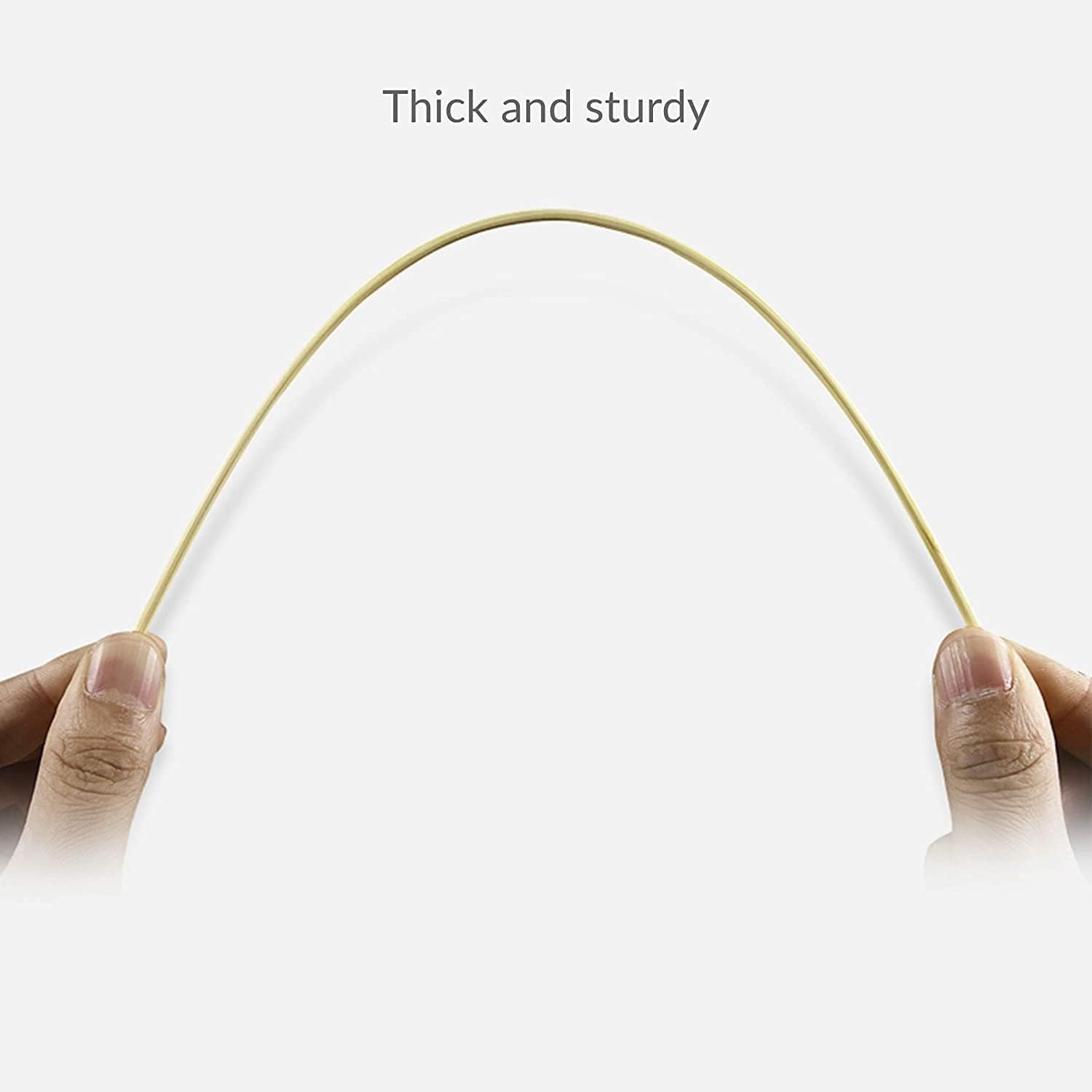 JapanBargain 4114, BBQ Bamboo Skewers for Grilling Shish Kabob Grill Fruit Corn Chocolate Fountain Cocktail Picks Long Toothpicks for Appetizers, 8 inch, 100 pcs