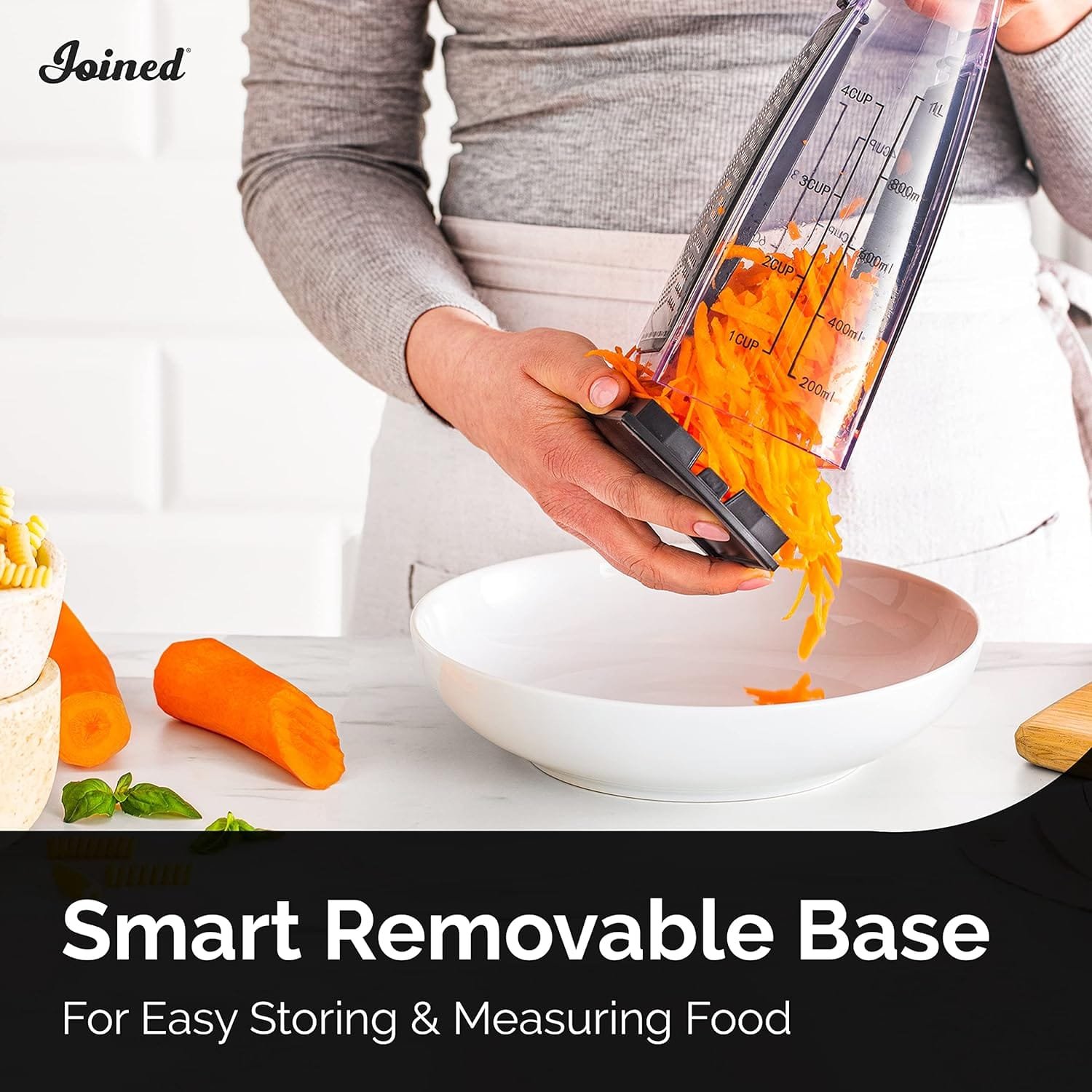 Joined Cheese Grater with Container - Box Grater Cheese Shredder Lemon Zester - Cheese Grater with Handle - Graters for Kitchen Stainless Steel Food Grater - Garlic Mincer Tool and Vegetable Peeler Joined Cheese Grater with Container - Box Grater Cheese Shredder Lemon Zester - Cheese Grater with Handle - Graters for Kitchen Stainless Steel Food Grater - Garlic Mincer Tool and Vegetable Peeler