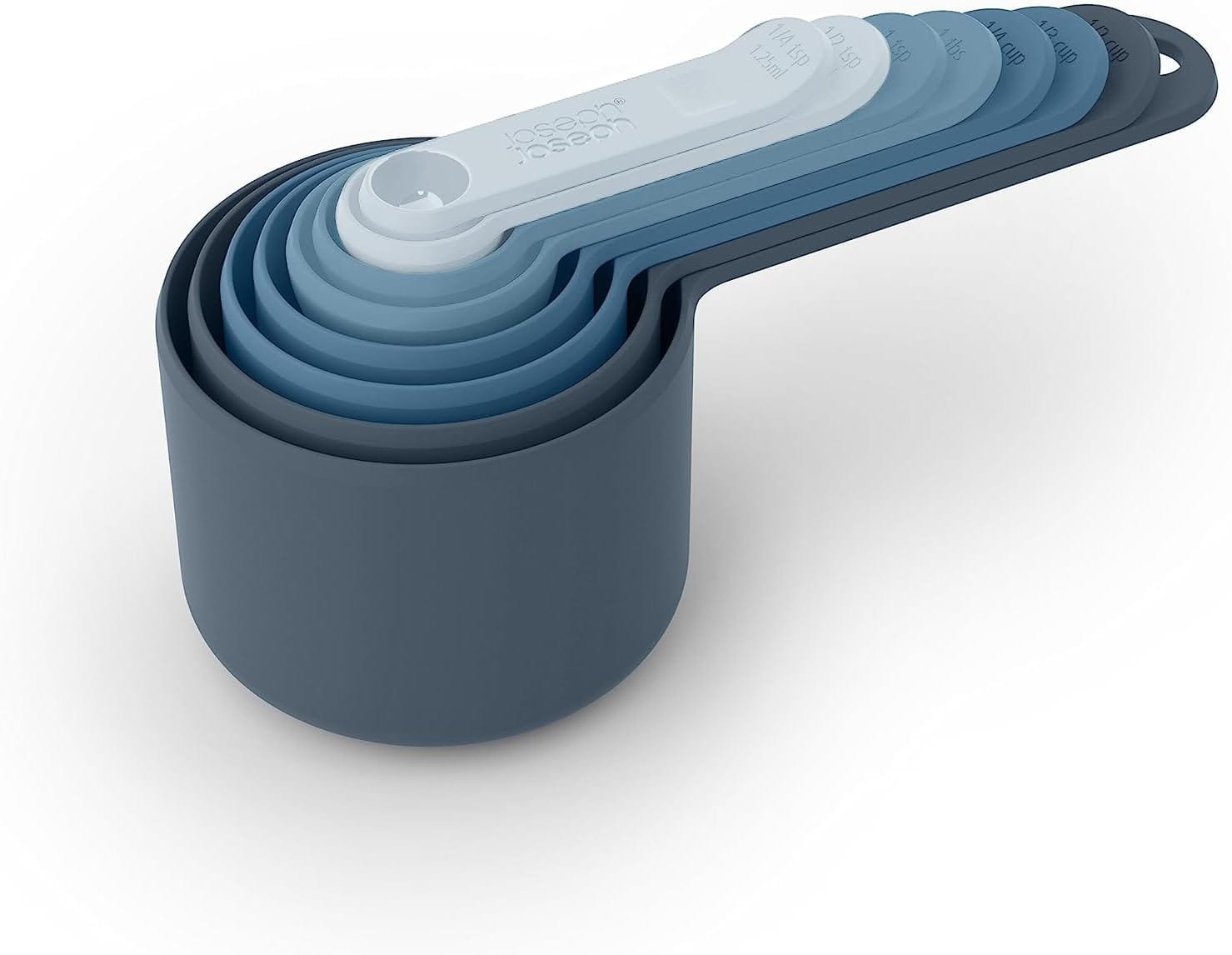 Joseph Joseph 981000 Twist Whisk 2-In-1 Collapsible Balloon and Flat Whisk Silicone Coated Steel Wire, Sky