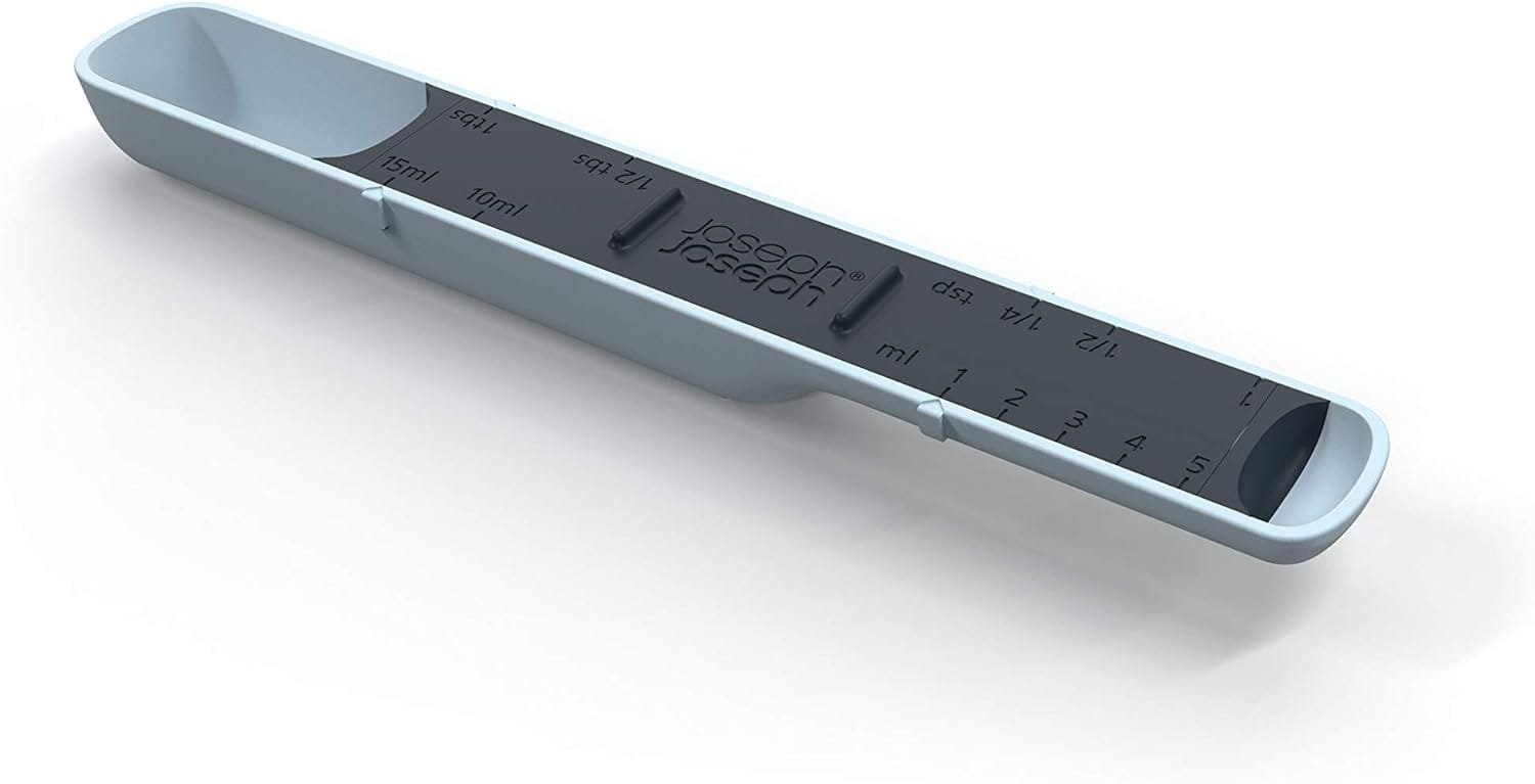 Joseph Joseph 981000 Twist Whisk 2-In-1 Collapsible Balloon and Flat Whisk Silicone Coated Steel Wire, Sky