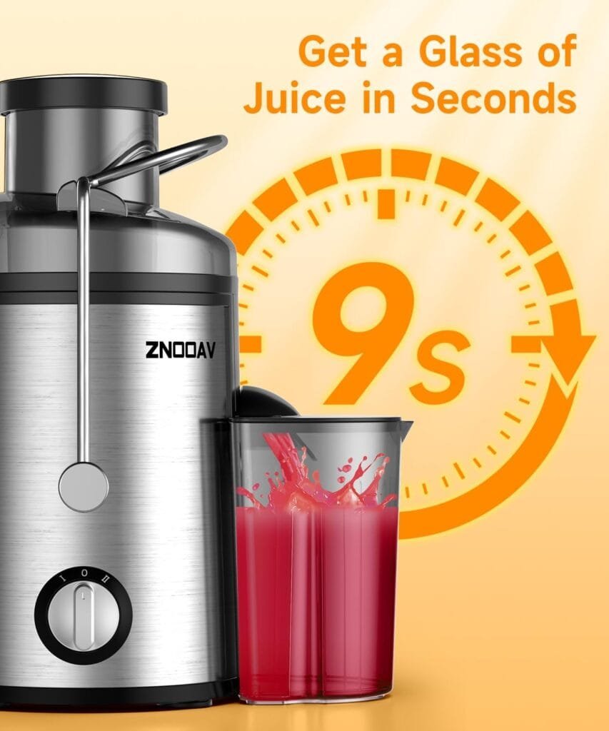 Juicer, 600W Juicer Machine with 3.5 Inch Wide Chute for Whole Fruits, High Yield Juice Extractor with 3 Speeds, Easy to Clean with Cleaning Brush, Compact Centrifugal Juicer Anti-drip Juicer, 600W Juicer Machine with 3.5 Inch Wide Chute for Whole Fruits, High Yield Juice Extractor with 3 Speeds, Easy to Clean with Cleaning Brush, Compact Centrifugal Juicer Anti-drip