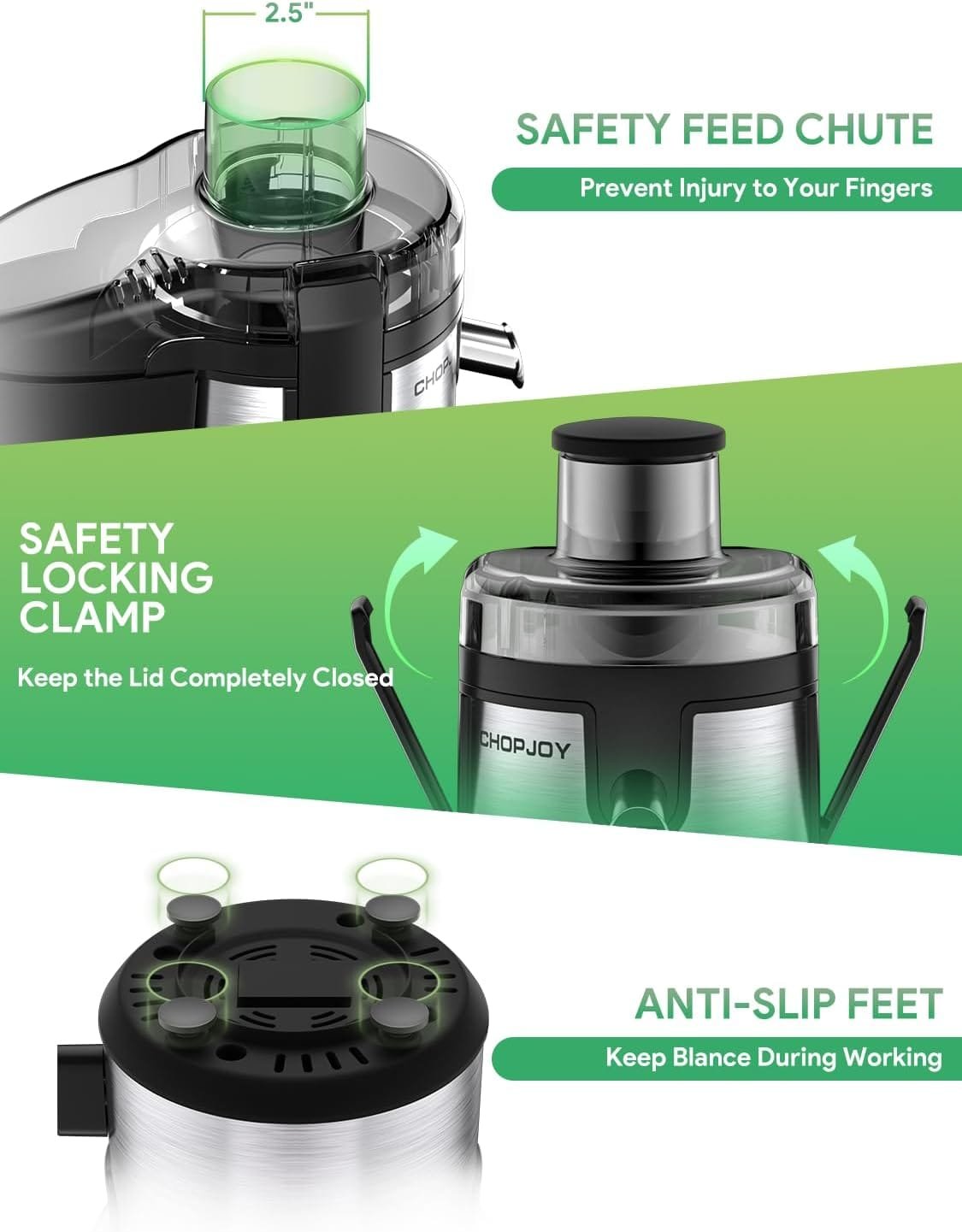 Juicer Machine, 500W Juicer for Fruit and Vegetable, Compact Centrifugal Juicer Extractor Juice Maker with 3-Speed Setting, Easy to Clean, Stainless Steel, BPA Free Juicer Machine, 500W Juicer for Fruit and Vegetable, Compact Centrifugal Juicer Extractor Juice Maker with 3-Speed Setting, Easy to Clean, Stainless Steel, BPA Free