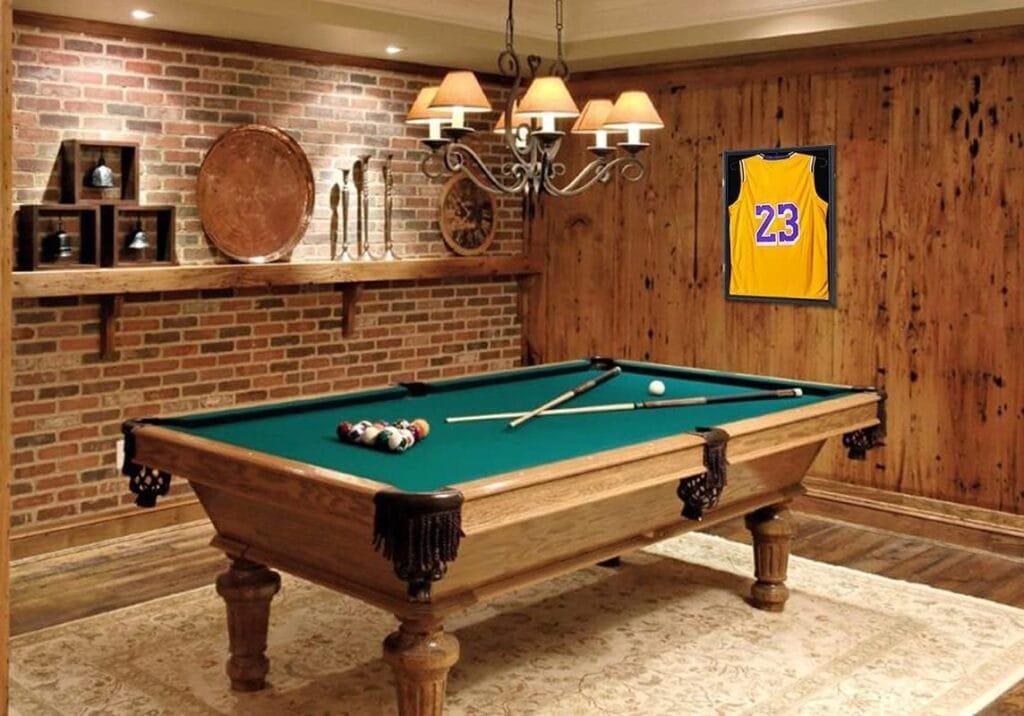 KCRasan Jersey Display Frame Case - Large Lockable Frames Shadow Box with UV Protection for Baseball Basketball Football Soccer Hockey Sport Shirt Matte Black Finish