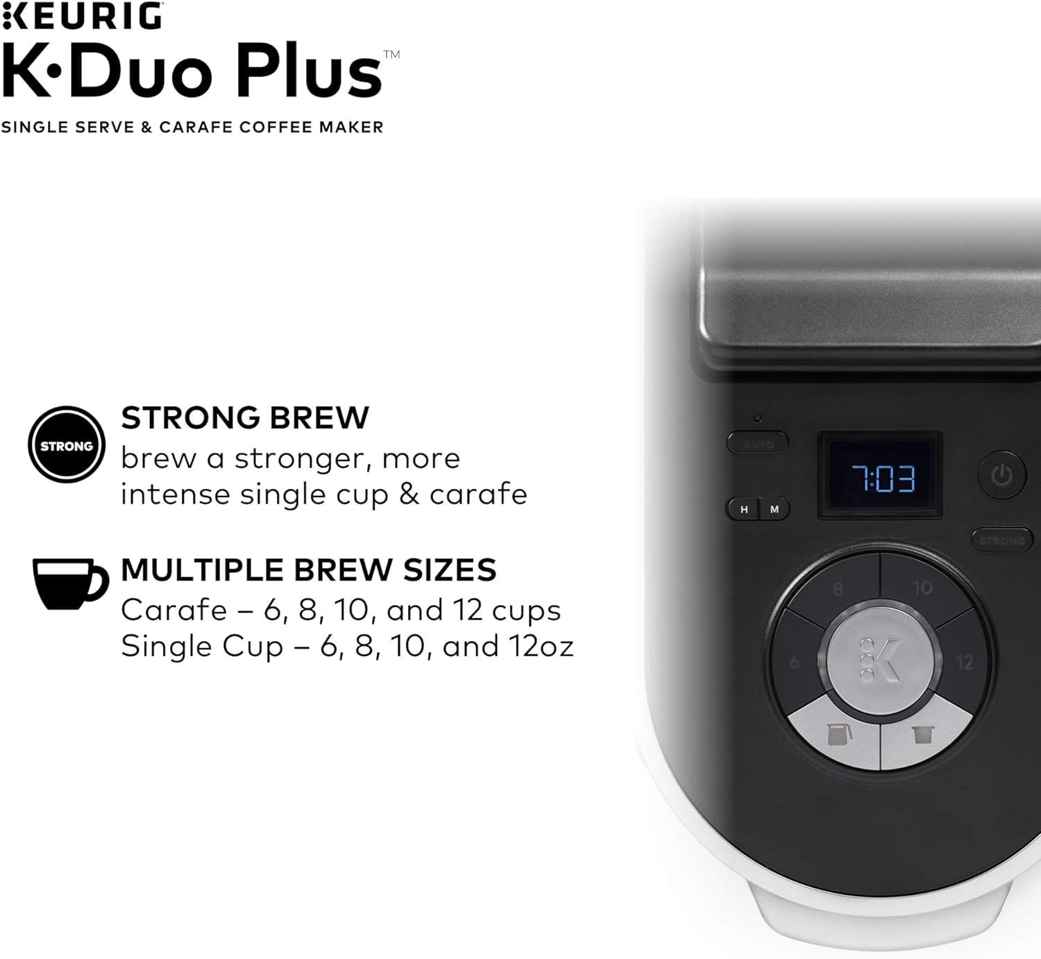 Keurig® K-Duo Plus™ Single Serve  Carafe Coffee Maker