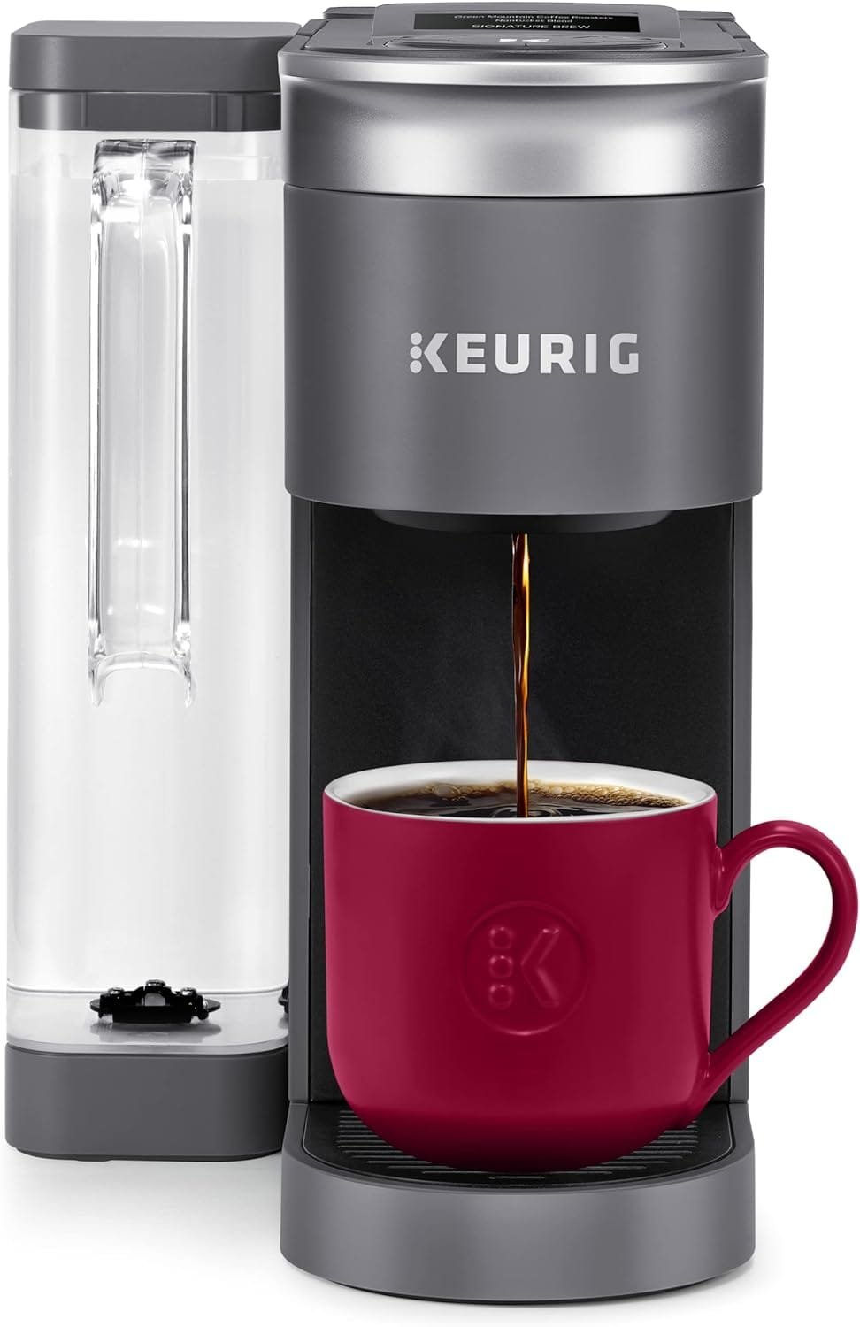 Keurig K-Elite Single-Serve K-Cup Pod Coffee Maker, Brushed Silver Keurig K-Elite Single-Serve K-Cup Pod Coffee Maker, Brushed Silver