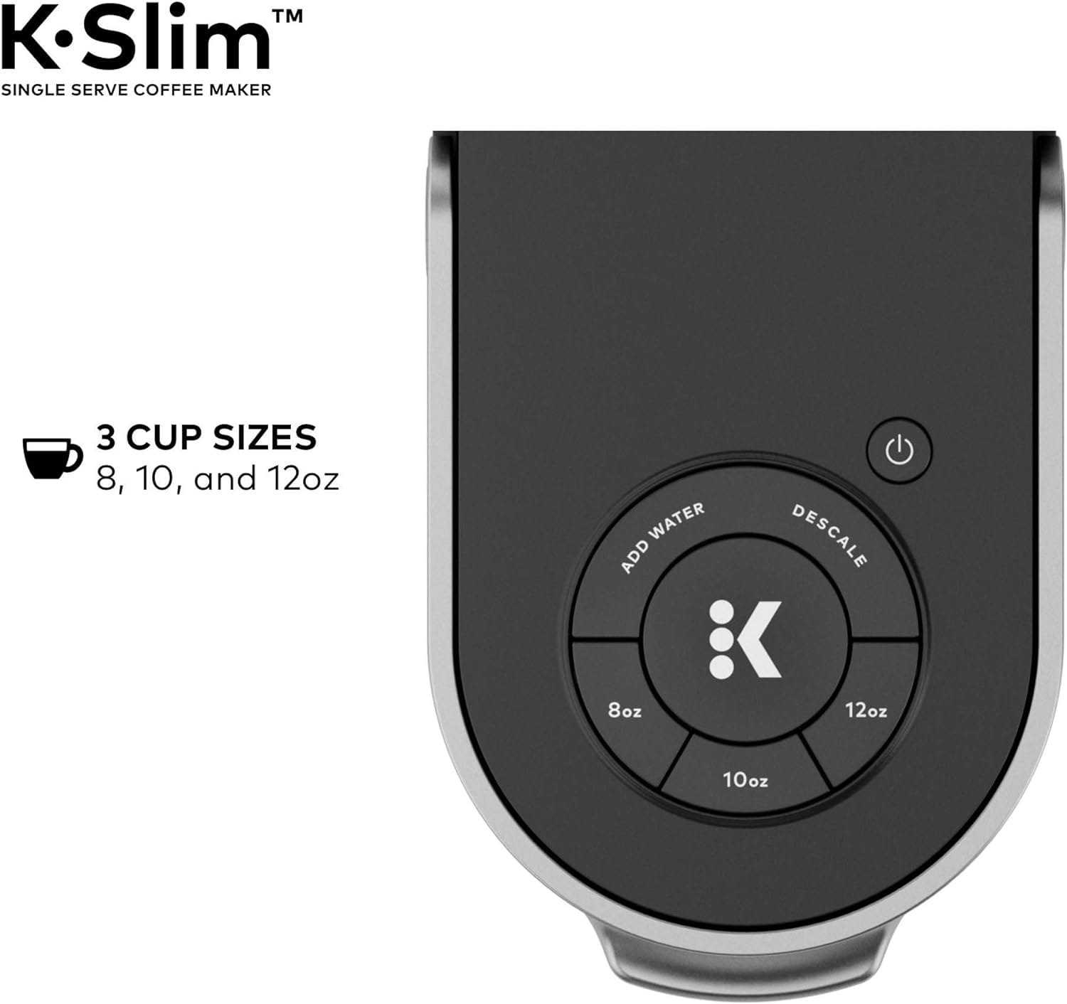 Keurig K- Slim Single Serve K-Cup Pod Coffee Maker, Multistream Technology, Black Keurig K- Slim Single Serve K-Cup Pod Coffee Maker, Multistream Technology, Black