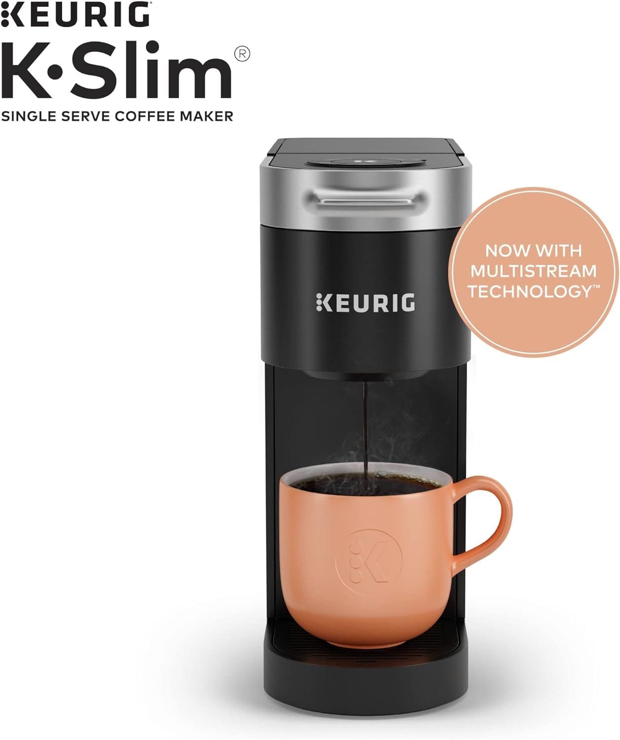 Keurig® K-Supreme Single Serve K-Cup Pod Coffee Maker, MultiStream Technology, Black