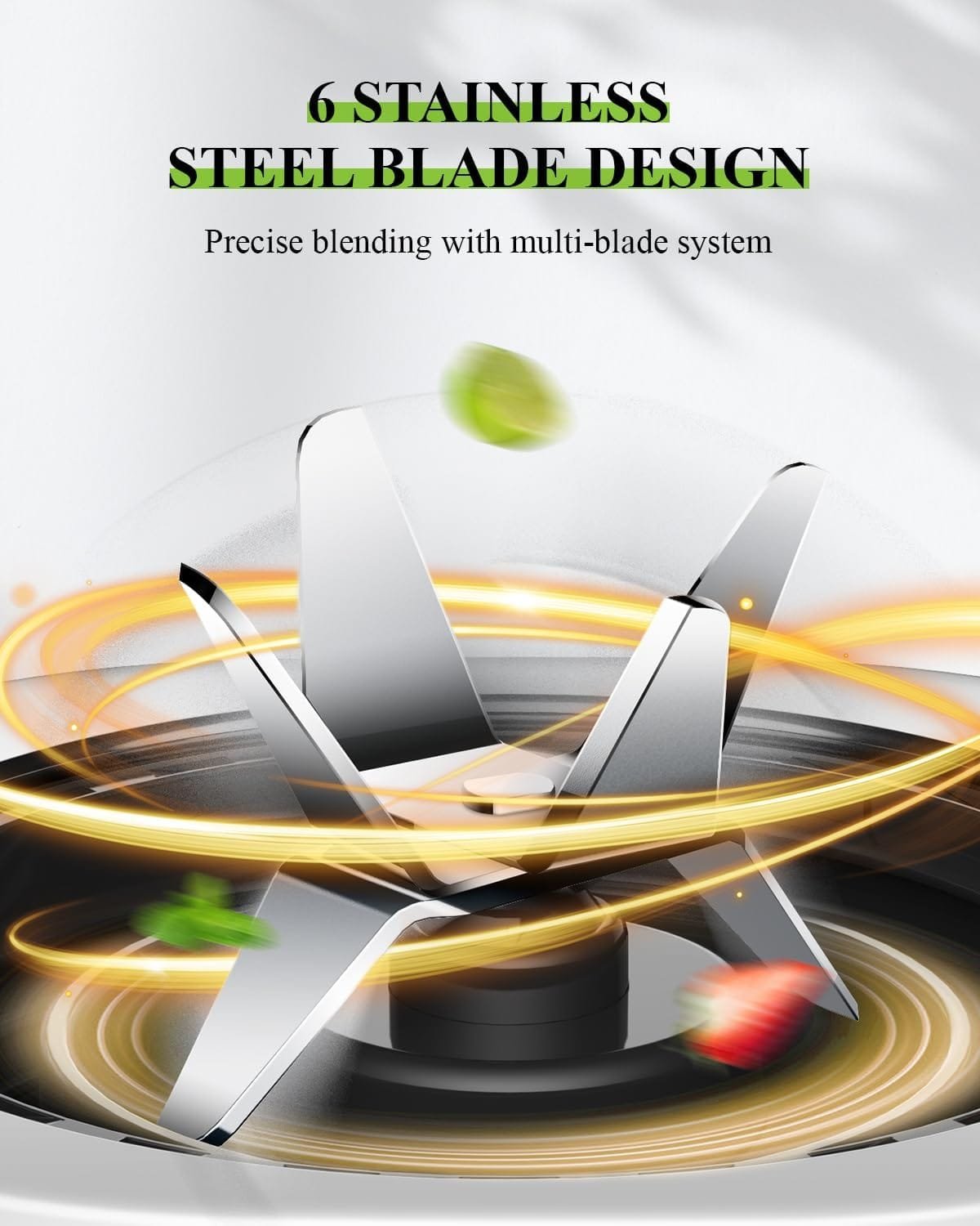 KIDISLE Retro Blenders for Kitchen, 700W Smoothie Blender 2.0 for Shakes and Smoothies, 34oz Glass Jar, 3 Adjustable Speed for Milkshake, Ice Crush, Puree and Frozen Fruit, White