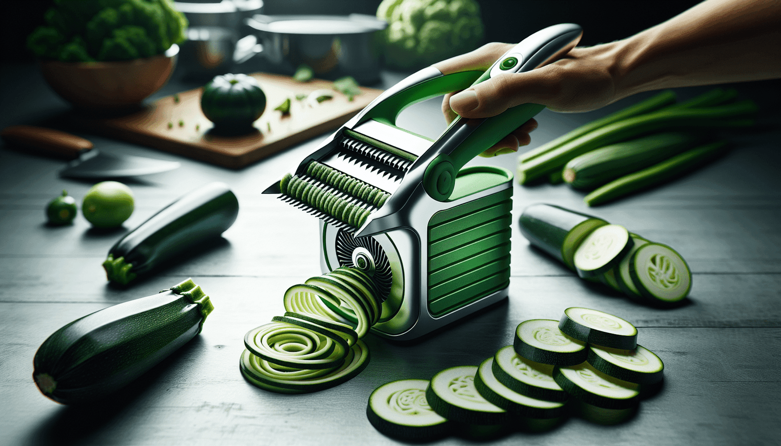 Kitchen Active Spiralizer Spiral Slicer, Green Kitchen Active Spiralizer Spiral Slicer, Green