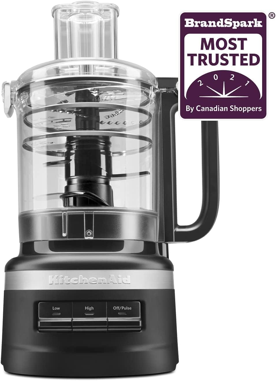 KitchenAid KFP0919CU 9 Cup Plus Food Processor, Contour Silver KitchenAid KFP0919CU 9 Cup Plus Food Processor, Contour Silver