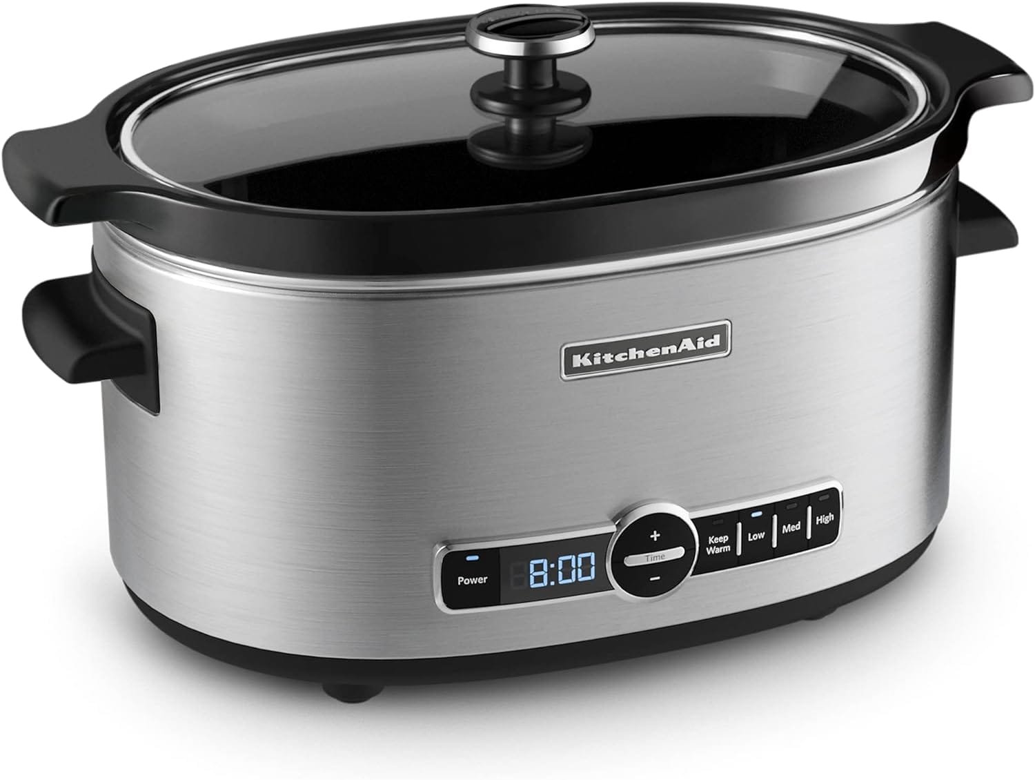 KitchenAid KSC6223SS 6-Qt. Slow Cooker with Standard Lid - Stainless Steel KitchenAid KSC6223SS 6-Qt. Slow Cooker with Standard Lid - Stainless Steel