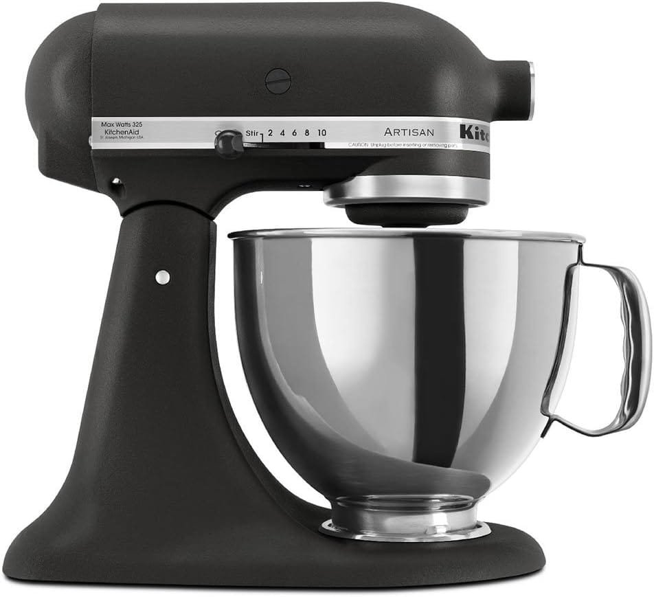 KitchenAid KSM150PSBK Artisan 5 Quart Stand Mixer, Black KitchenAid KSM150PSBK Artisan 5 Quart Stand Mixer, Black