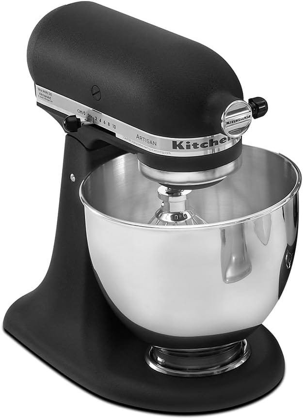 KitchenAid KSM150PSBK Artisan 5 Quart Stand Mixer, Black KitchenAid KSM150PSBK Artisan 5 Quart Stand Mixer, Black