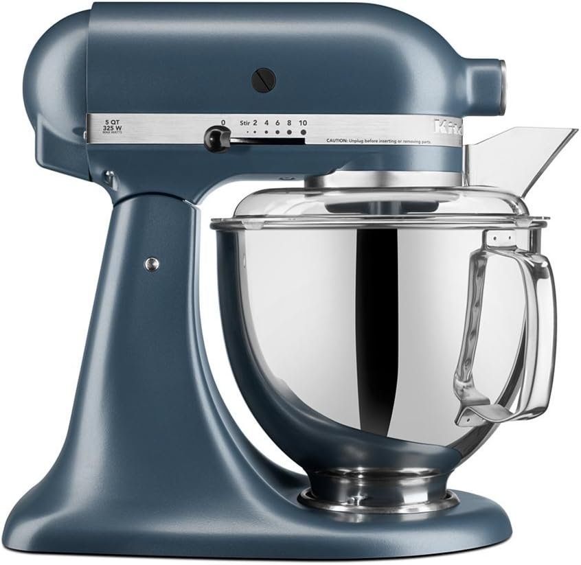 KitchenAid Renewed Artisan Series 5 Qt. Stand Mixer Boysenberry RRK150BY (Renewed)