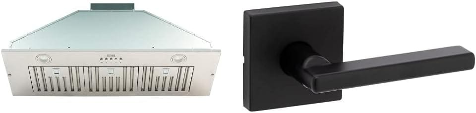 KOBE Range Hoods INX2936SQBF-500-1 Built-In/Insert Range Hood, 36, Stainless Steel