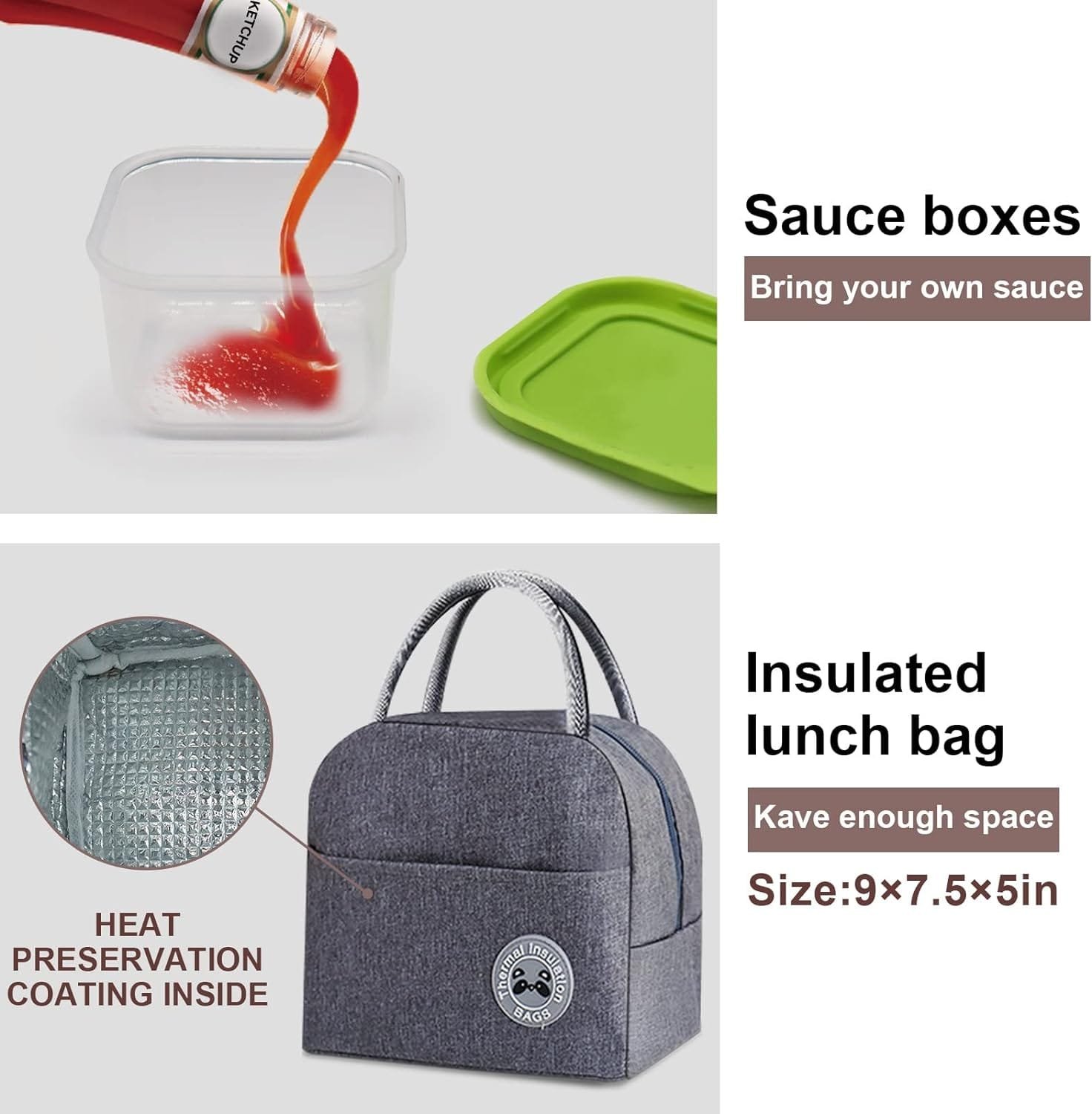 Koccido Bento Box Kit,Japanese Lunch Box 3-In-1 Compartment,Leakproof 3 Layer Lunch Container for Kids and Adults