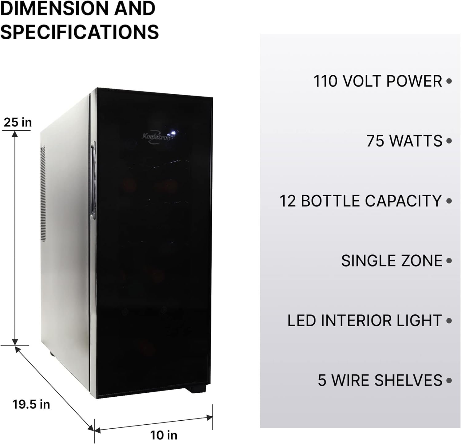 Koolatron Urban Series 12 Bottle Wine Cooler Review post thumbnail image