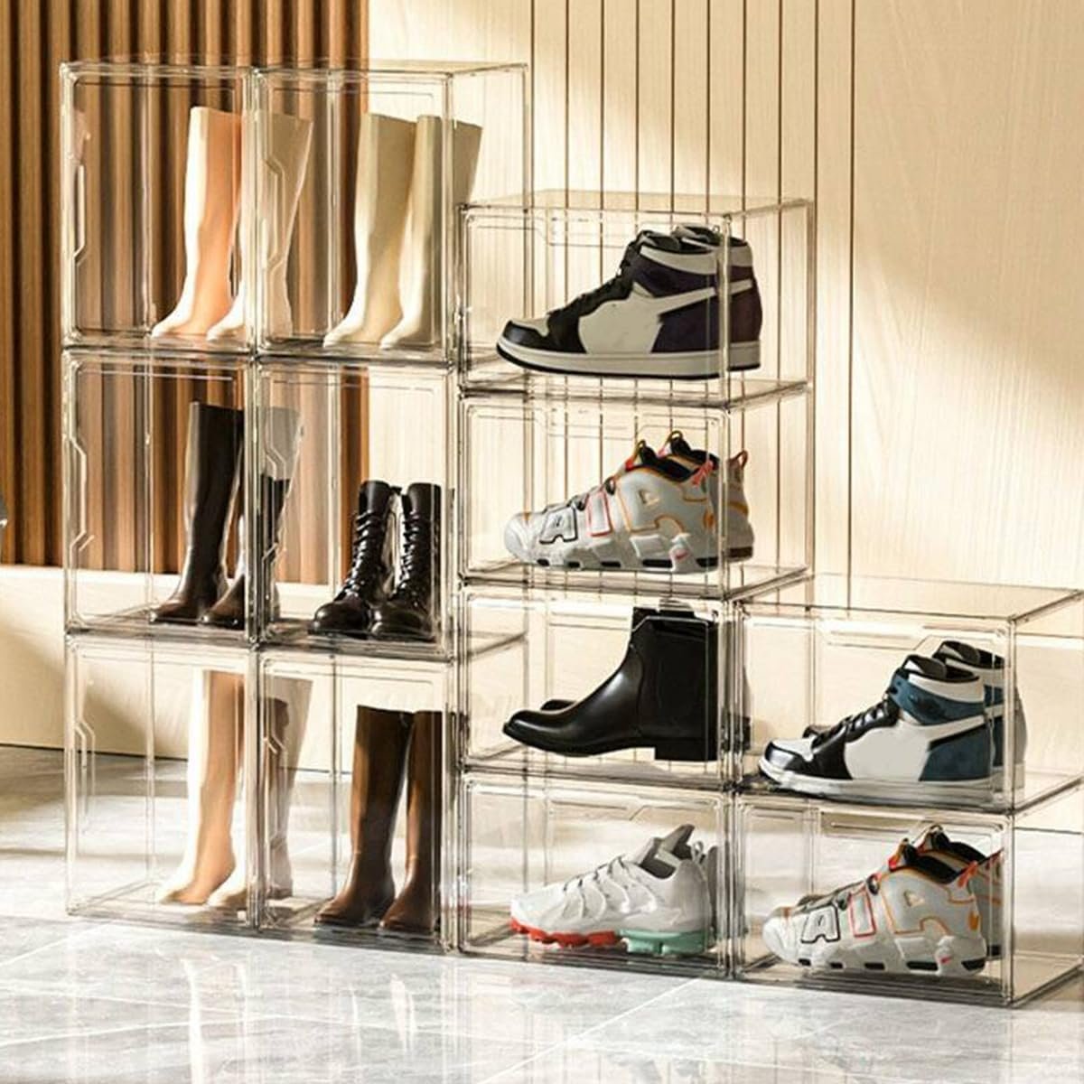 KSacry 1PCS Acrylic Display Case, Display Cases for Collectibles, Purse Storage Organizer, Clear Acrylic Display Boxes with Lid for Handbags, Shoes, Collectibles, Cosmetic and Toys KSacry 1PCS Acrylic Display Case, Display Cases for Collectibles, Purse Storage Organizer, Clear Acrylic Display Boxes with Lid for Handbags, Shoes, Collectibles, Cosmetic and Toys