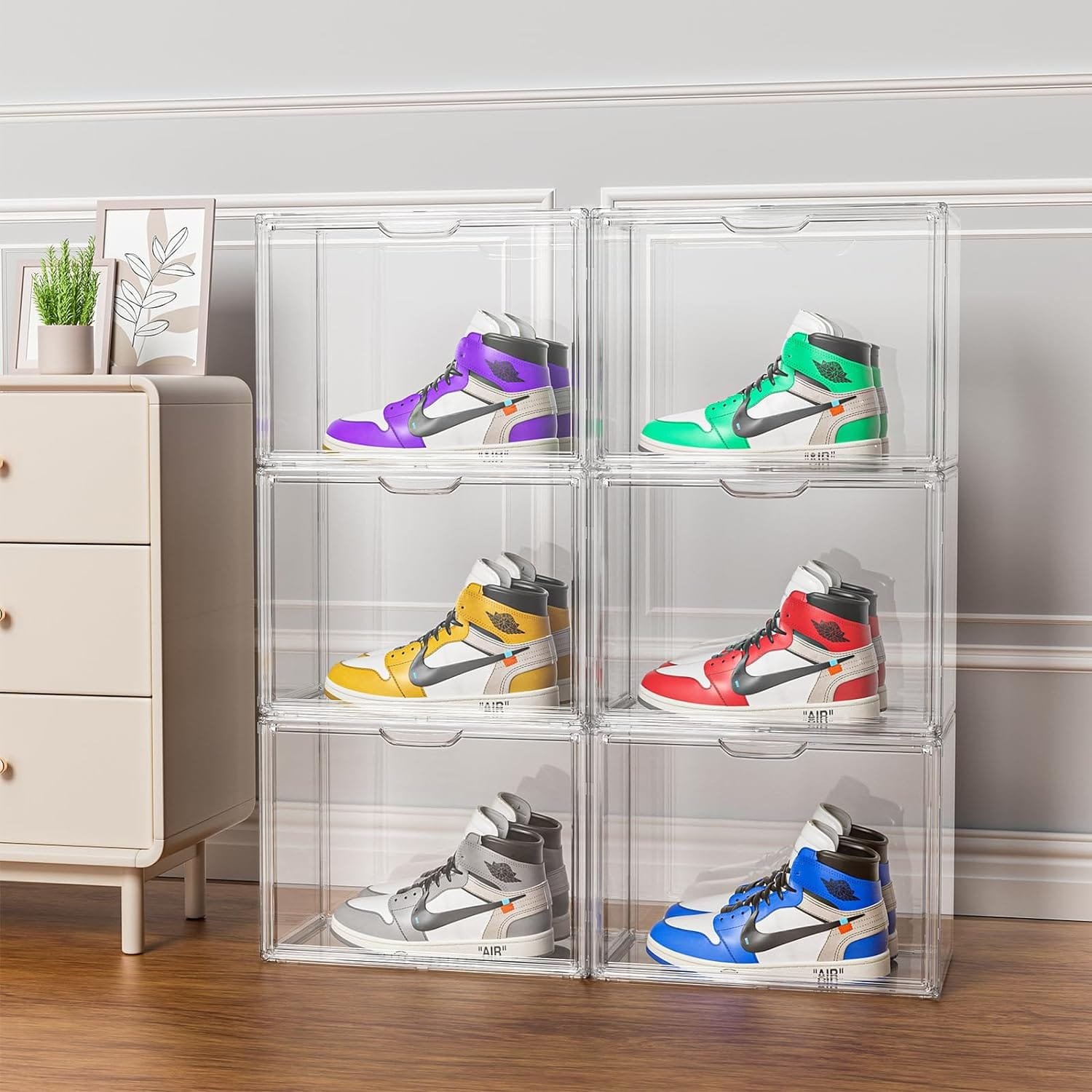 KSacry 1PCS Acrylic Display Case, Display Cases for Collectibles, Purse Storage Organizer, Clear Acrylic Display Boxes with Lid for Handbags, Shoes, Collectibles, Cosmetic and Toys KSacry 1PCS Acrylic Display Case, Display Cases for Collectibles, Purse Storage Organizer, Clear Acrylic Display Boxes with Lid for Handbags, Shoes, Collectibles, Cosmetic and Toys