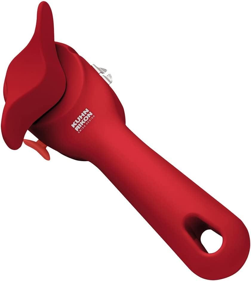 Kuhn Rikon Auto Safety LidLifter/Can Opener with Ring-Pull, 8 x 2.5 x 2.75 inches, Red Kuhn Rikon Auto Safety LidLifter/Can Opener with Ring-Pull, 8 x 2.5 x 2.75 inches, Red