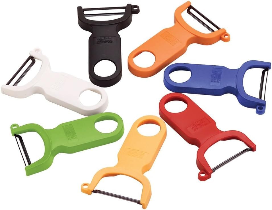 KUHN RIKON, Black Original Swiss Peeler, Set of 1