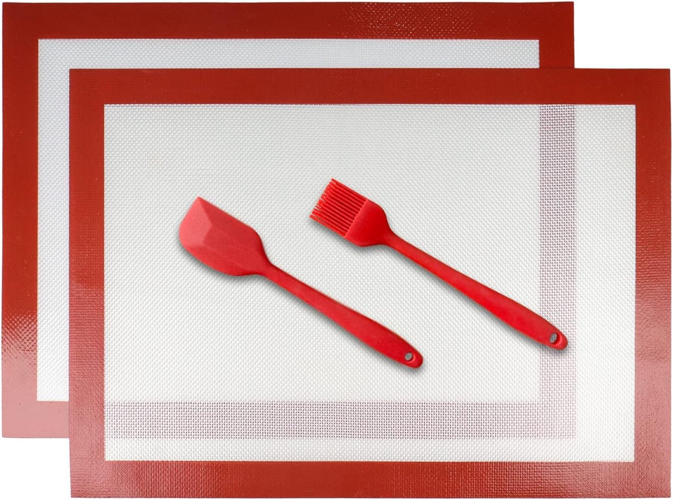 Large Silicone Baking Mat, Reusable BPA Free Bakeware Liner, Heat-Resistant Cookware, (Qty. 1)